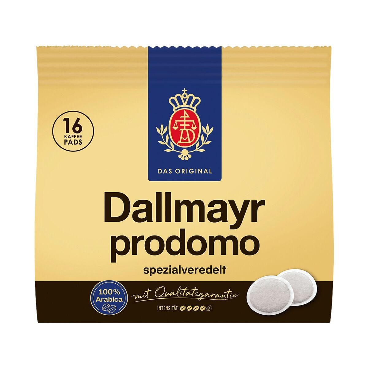 DALLMAYR Kaffee prodomo, 16 Pads