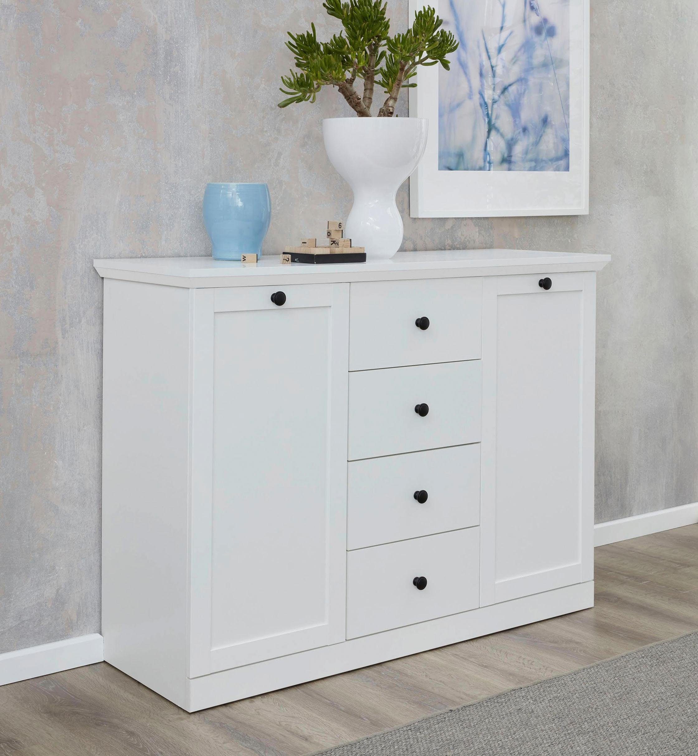 Home affaire Sideboard Örebro, Kommode, zeitloser Landhausstil, mit Vollauszug