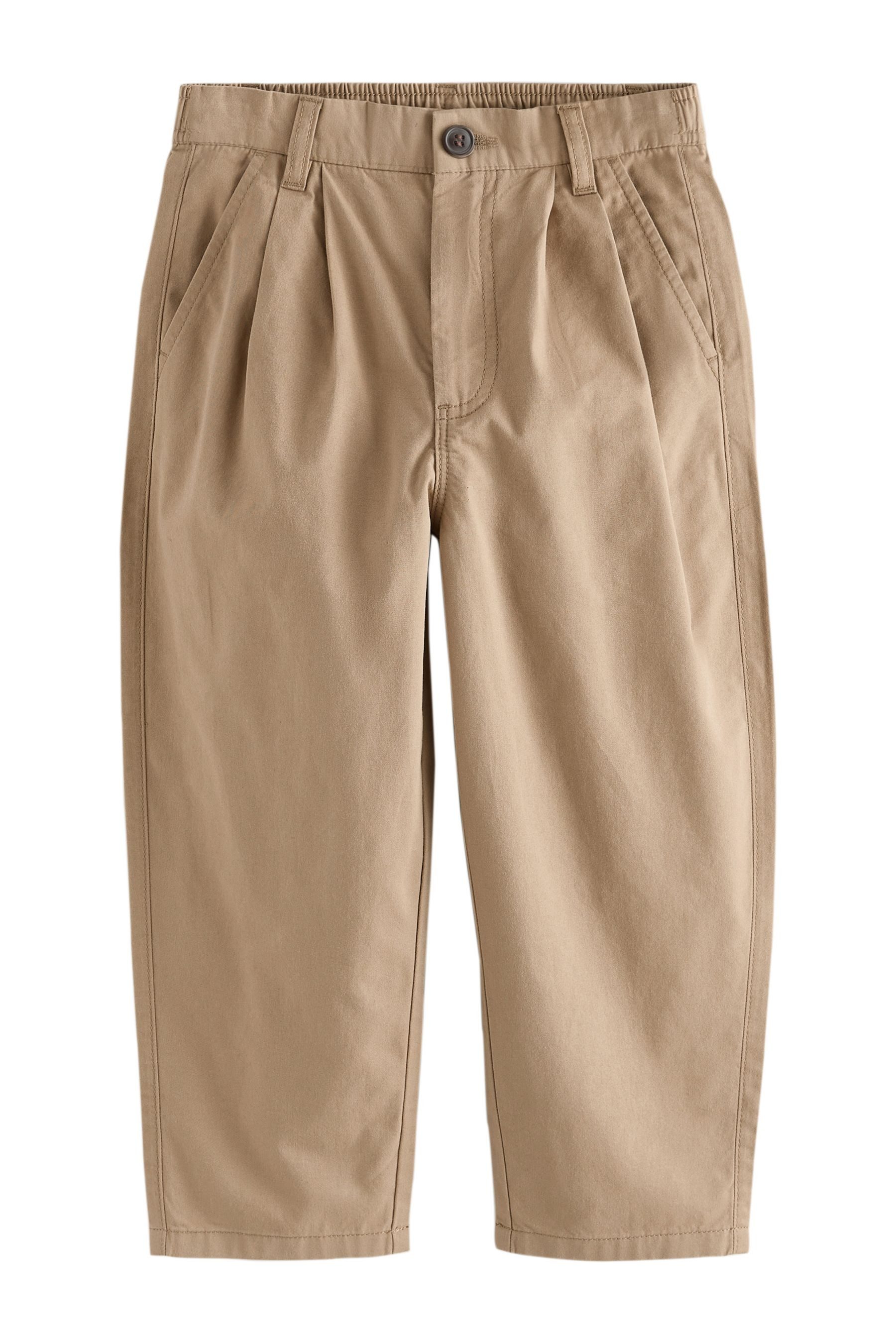 Next Chinohose Chinohose mit Bundfalte (1-tlg)