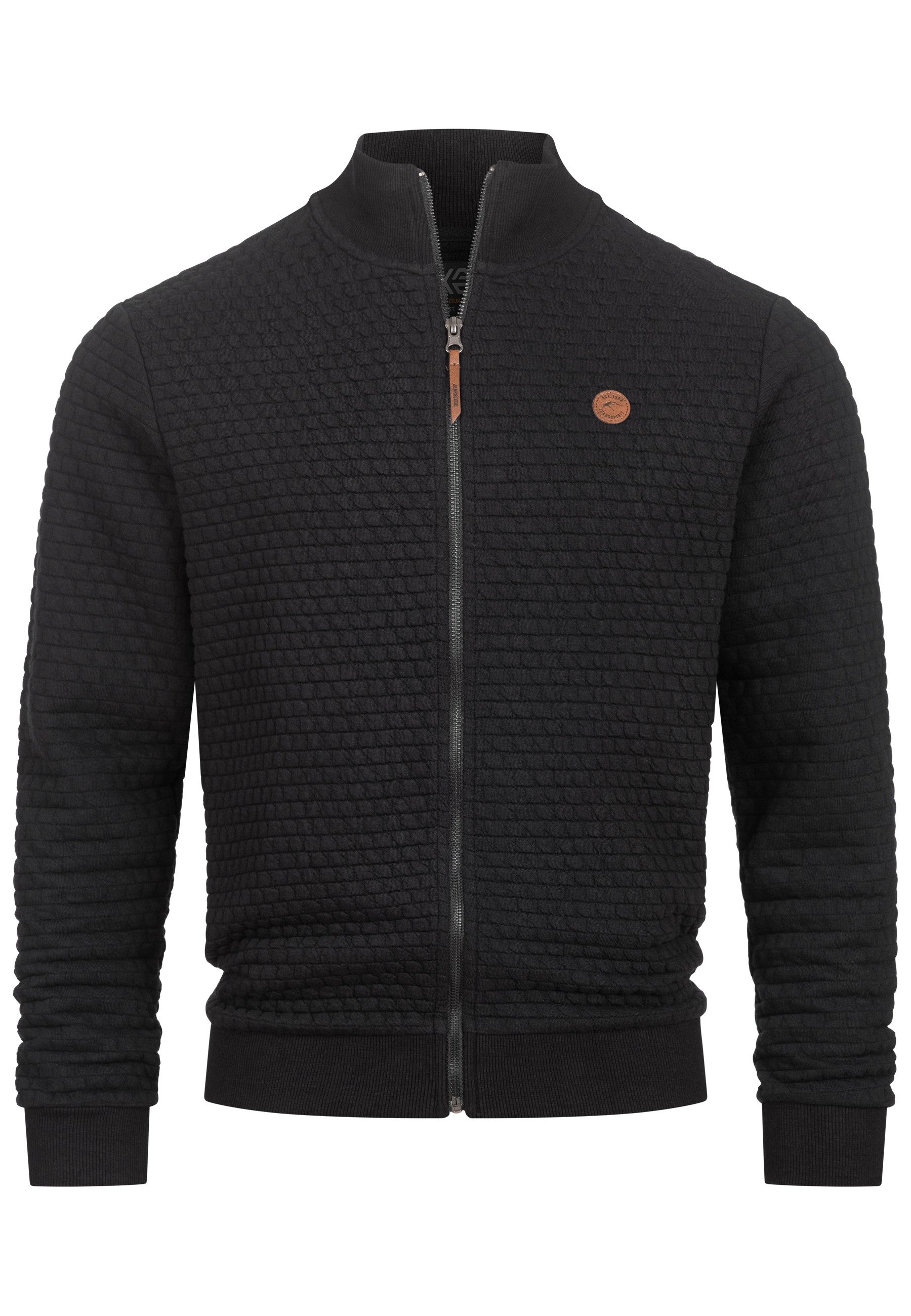 Indicode Sweatjacke Bermie mit strukturierter Oberfläche günstig online kaufen