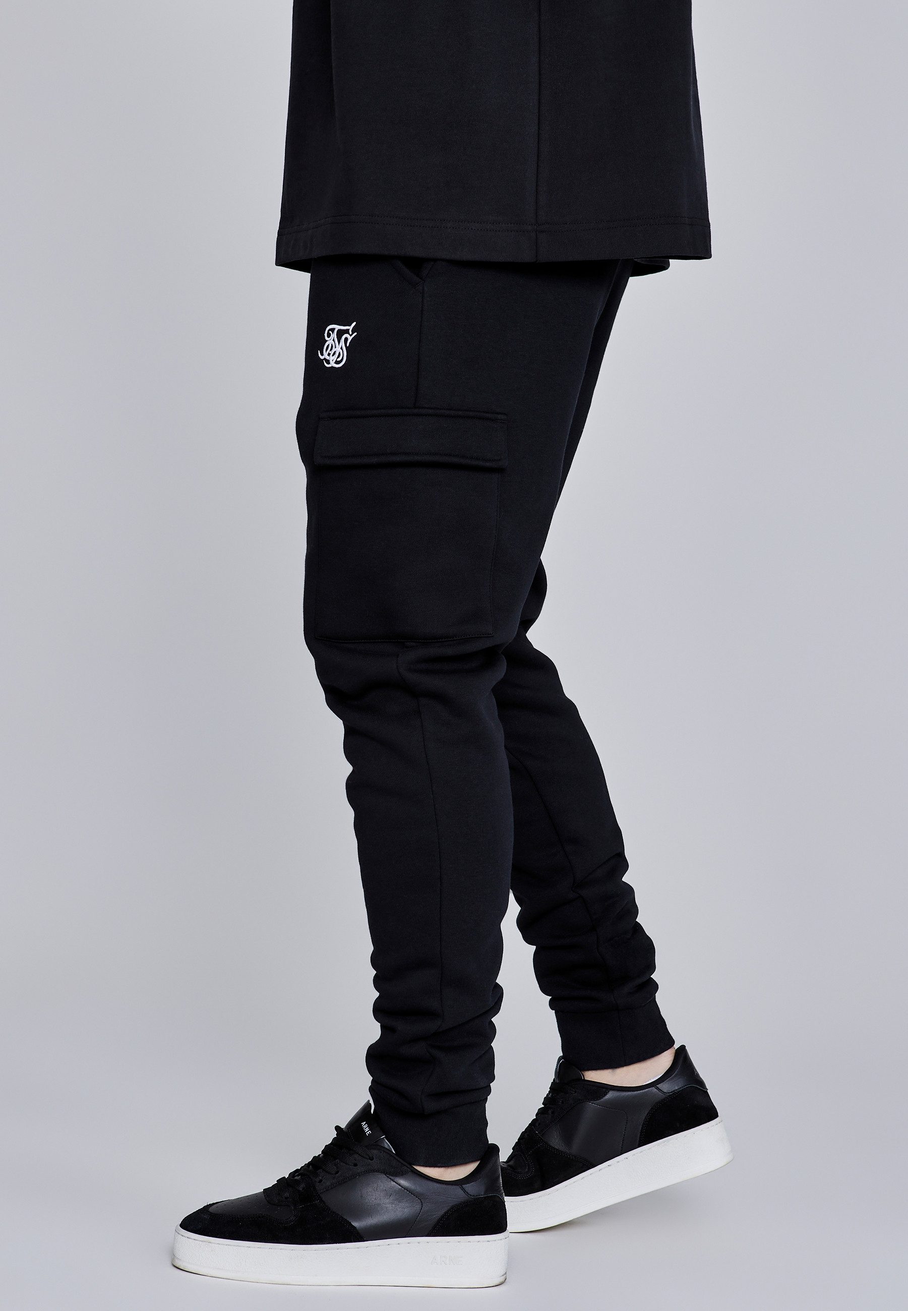 Siksilk Jogger Pants SikSilk Herren Essentials Cargo Jogginghose