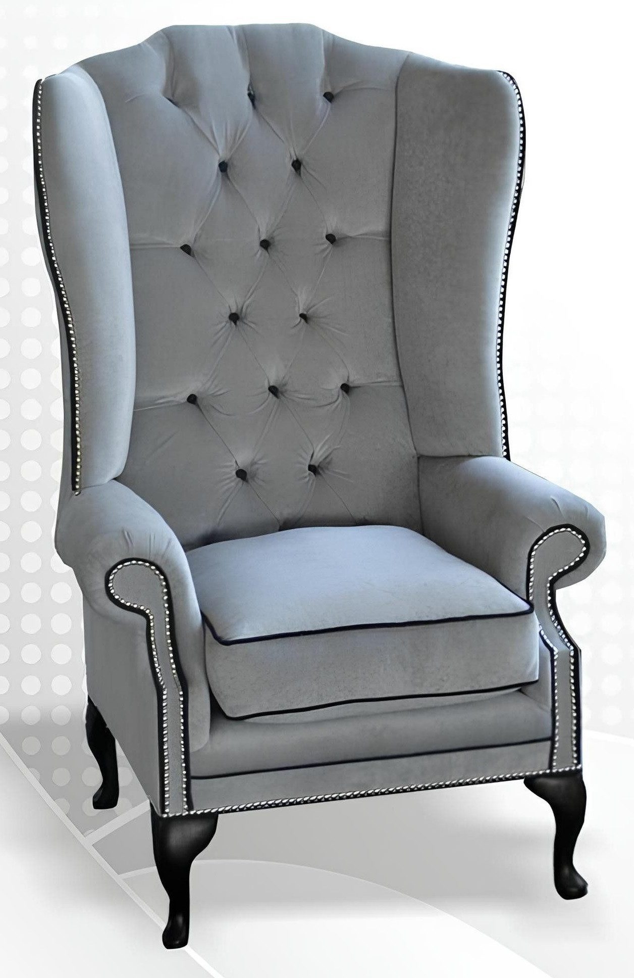 Xlmoebel Ohrensessel Einzelsofa für Entspannung mit Polsterung aus Textilien (Sessel), Hergestellt in Europa