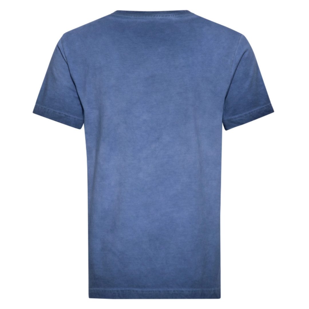 King Kerosin Print-Shirt Statement 1 Oilwash Blue
