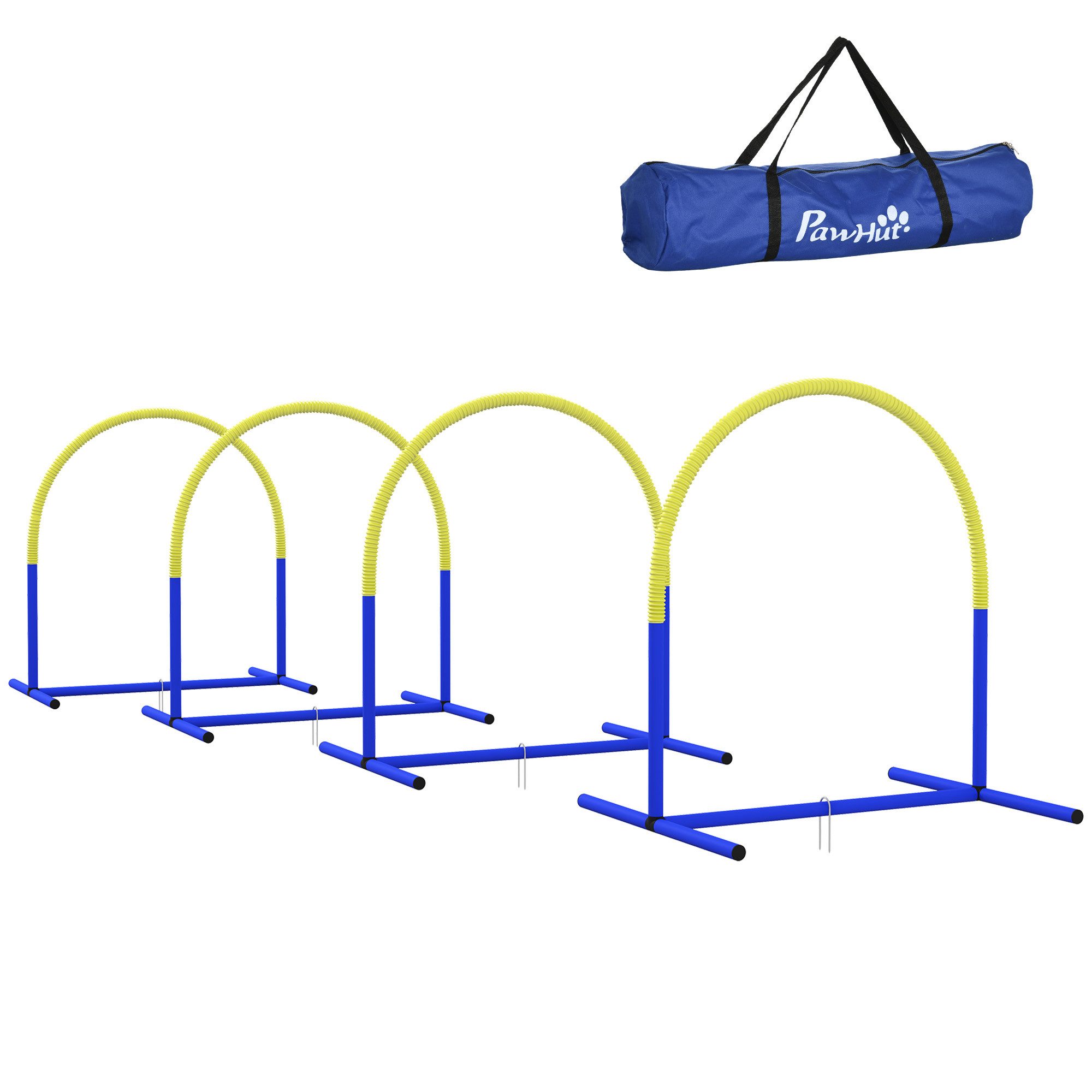 Agility-Hürde für ältere Hunde, Hundetrainigsset mit Tragetasche