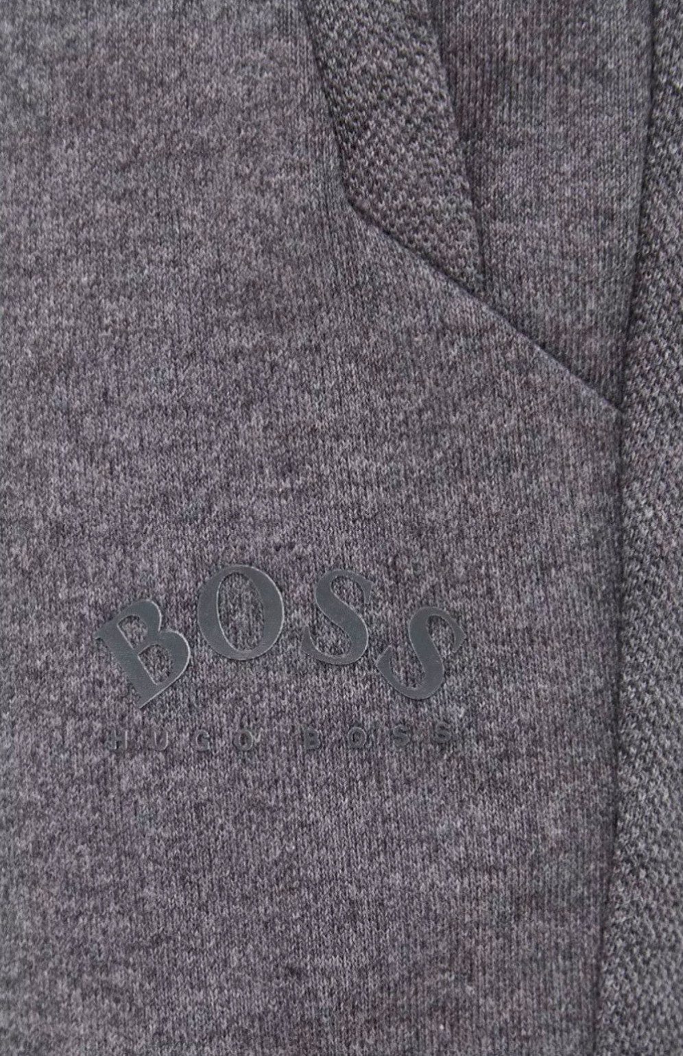 BOSS Jogginghose Hadiko Sweathose mit kontrastierender Rückseite Kordelzug am elastischen Bund - Beine enden in Bündchen