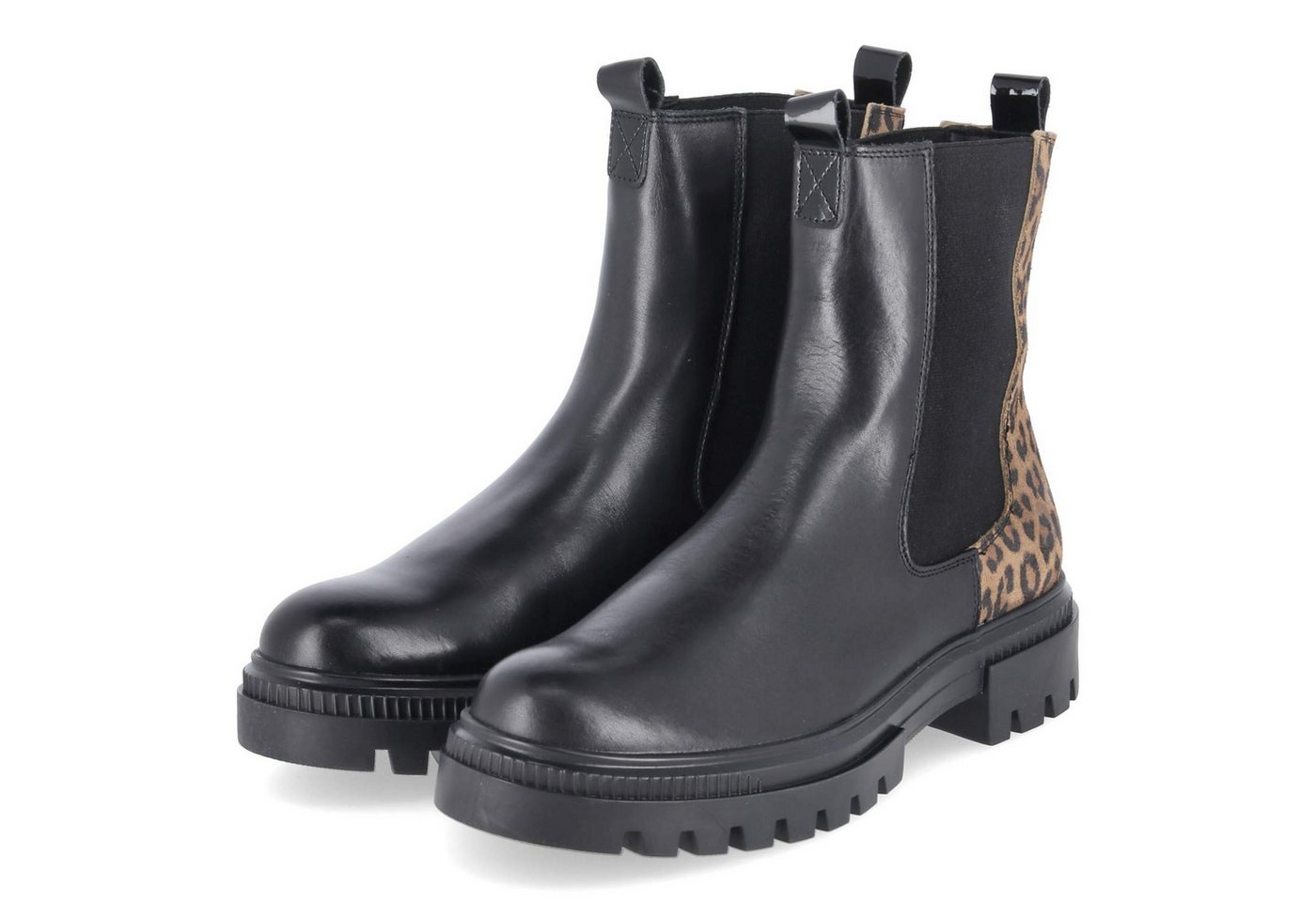 Bullboxer Bullboxer Chelsea Boots 6LT0011301 2139 Damen Leder black Schlupfstiefel