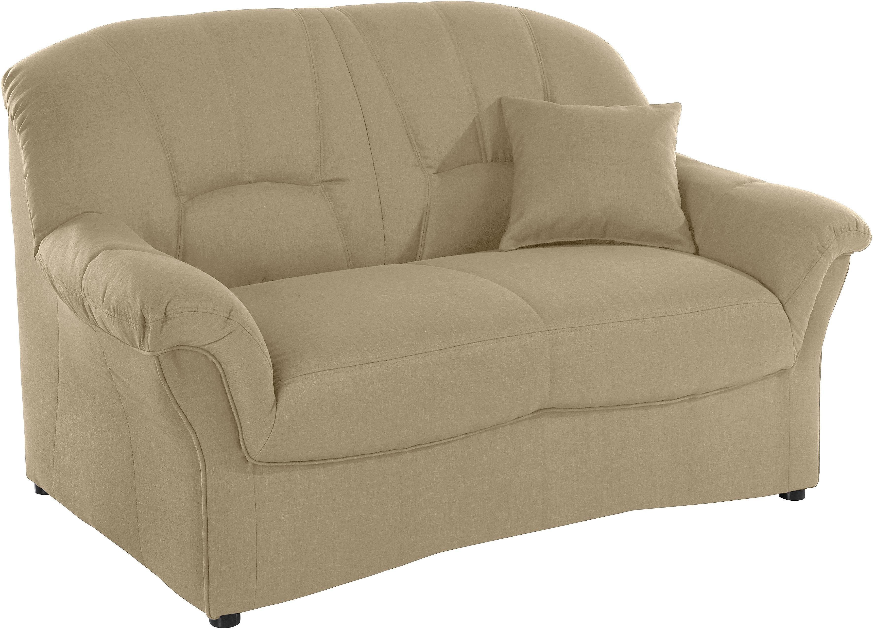 DOMO collection 2-Sitzer Bahia zeitlos & elegantes Sofa, bequem, inklusive Federkern