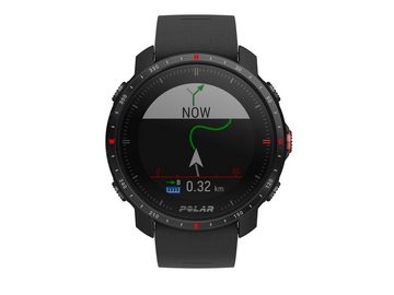 Polar GRIT X PRO TITAN Smartwatch (3,05 cm/1,2 Zoll, Proprietär), Titaneinfassung GPS Navigation 10 ATM