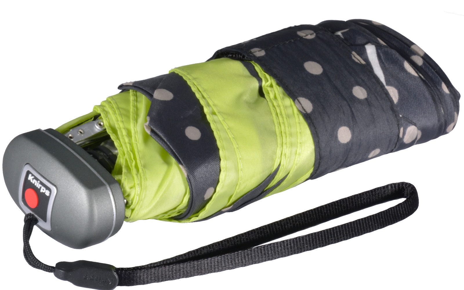 Knirps® Taschenregenschirm Mini-Schirm Travel klein leicht kompakt - flakes, der zuverlässige Begleiter, der in jede Tasche passt