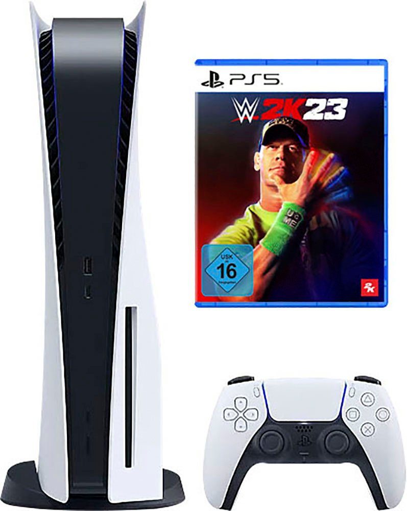 PlayStation 5 PS5 Konsole + WWE 2K23, Wunderschöne Grafiken und ein  umfangreicheres Kader machen WWE 2K23 noch stärker. online kaufen | OTTO