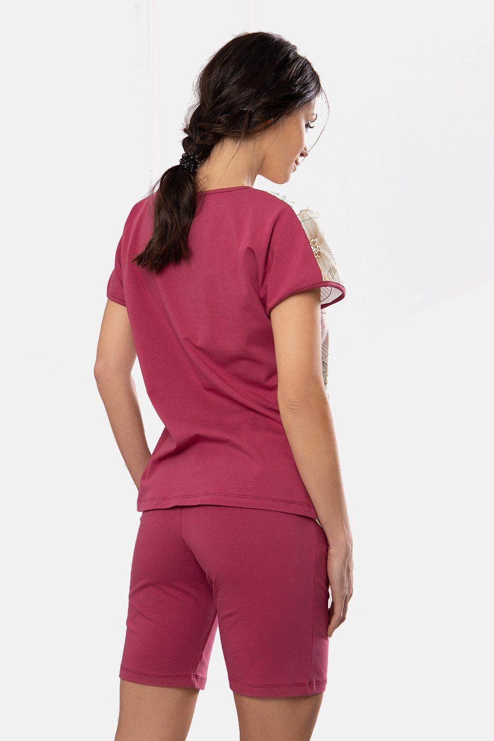 Evoni Pyjama Set Schlafanzug kurz