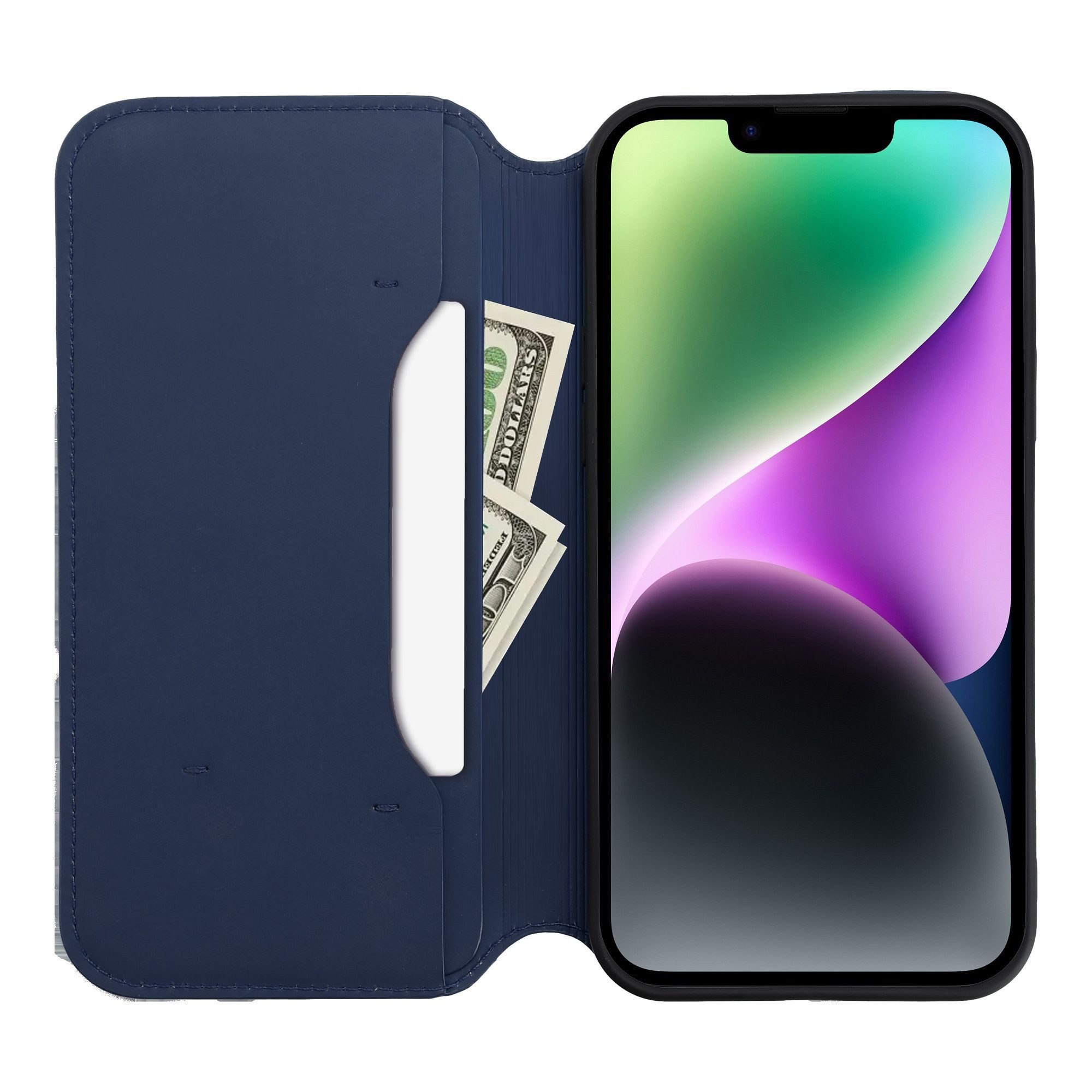 COFI 1453 Smartphone-Hülle Dual Pocket Holster Buch Tasche