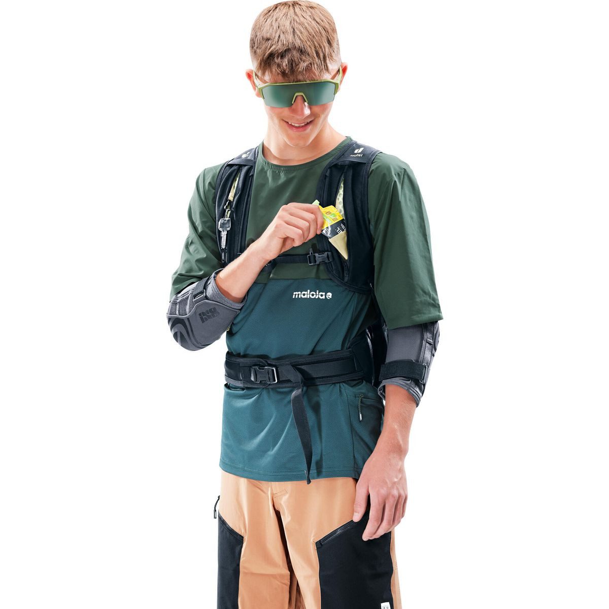 deuter Fahrradrucksack Hiline 8, Vielseitiger Rucksack mit innovativem Rückensystem, ideal für