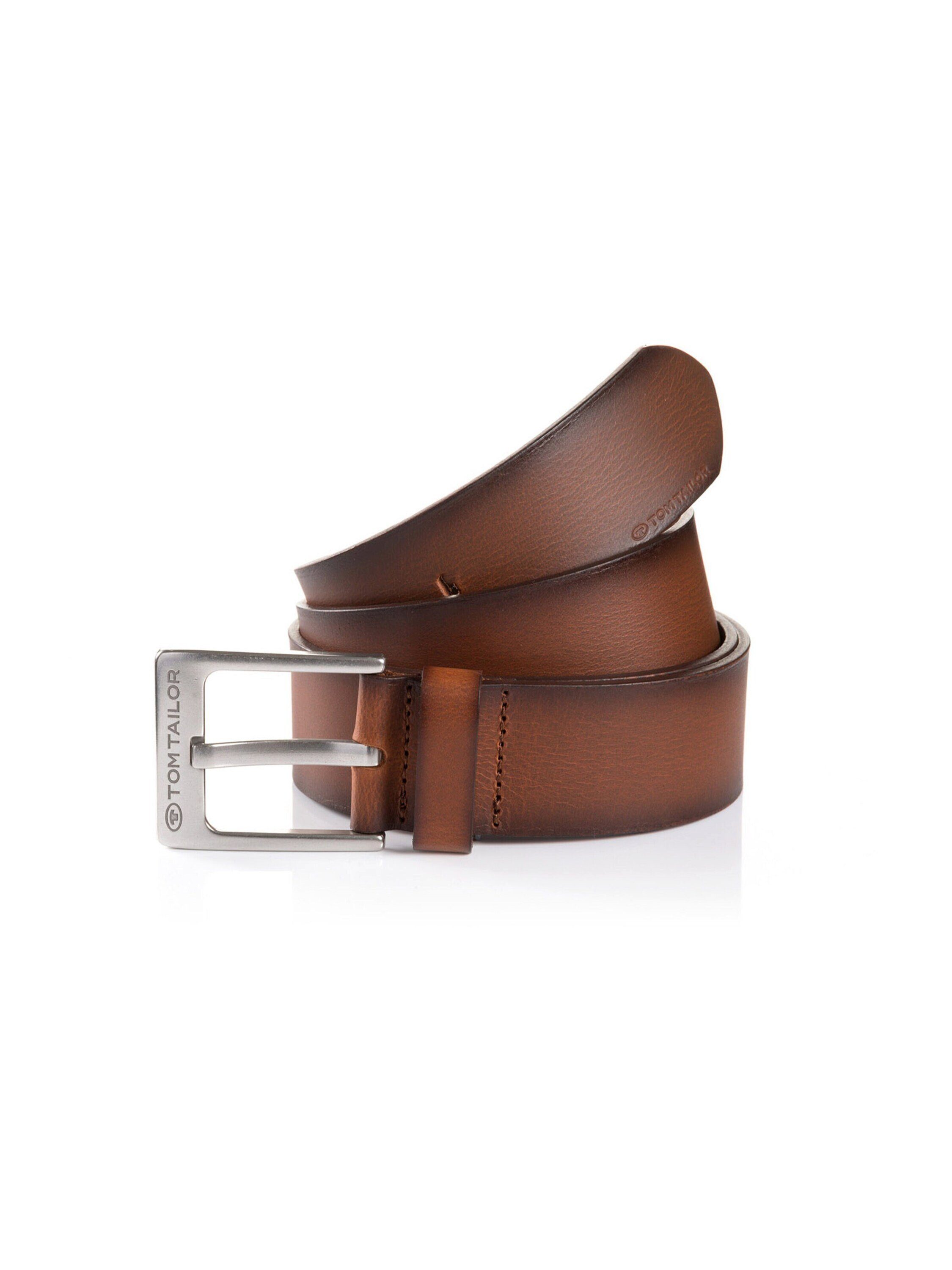 TOM TAILOR Ledergürtel TTCALVINPLUS 4 cm günstig online kaufen