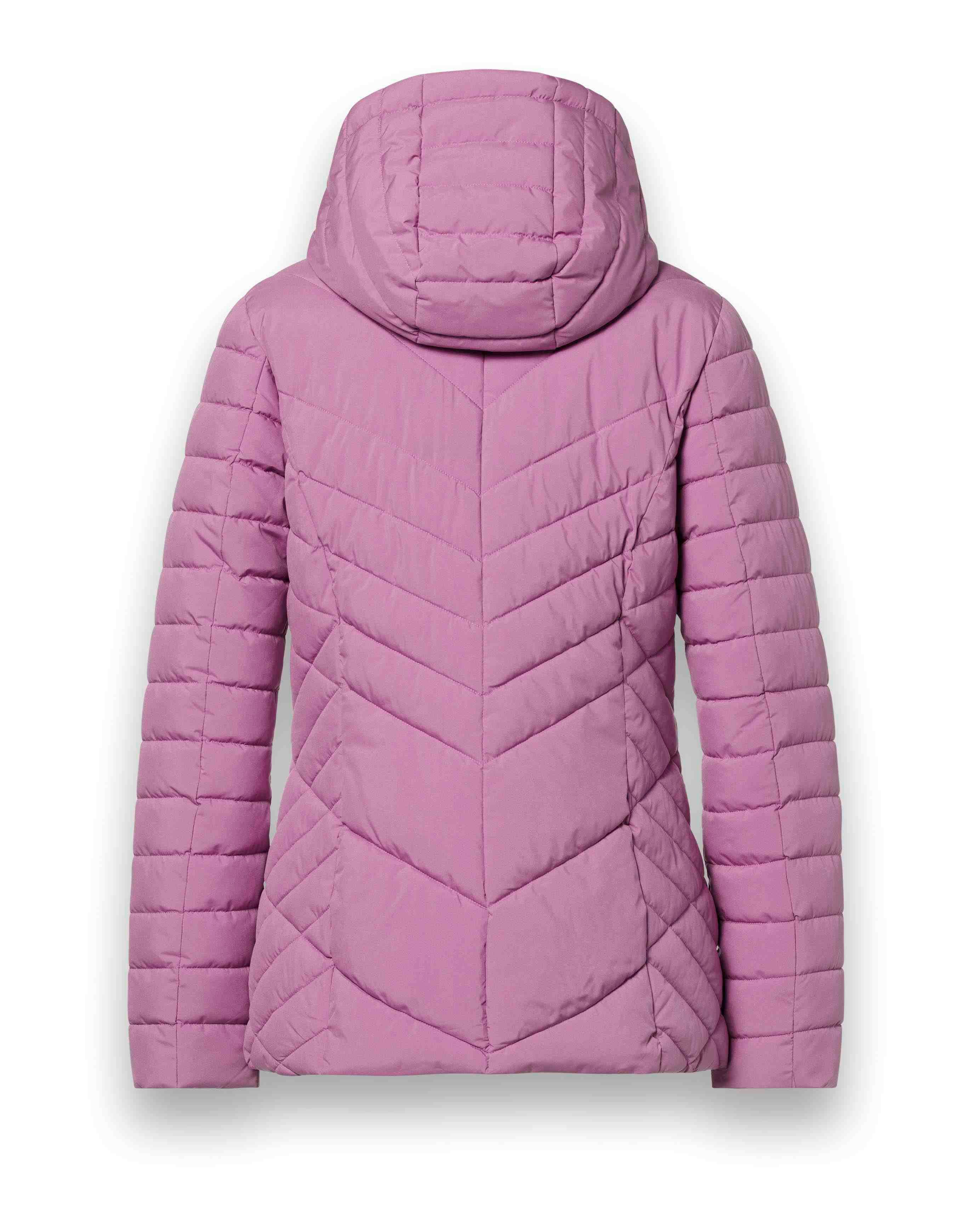 District Winterjacke Winter-Steppjacke Kaprun (mit Kapuze, wasserabweisend) rosa Damen