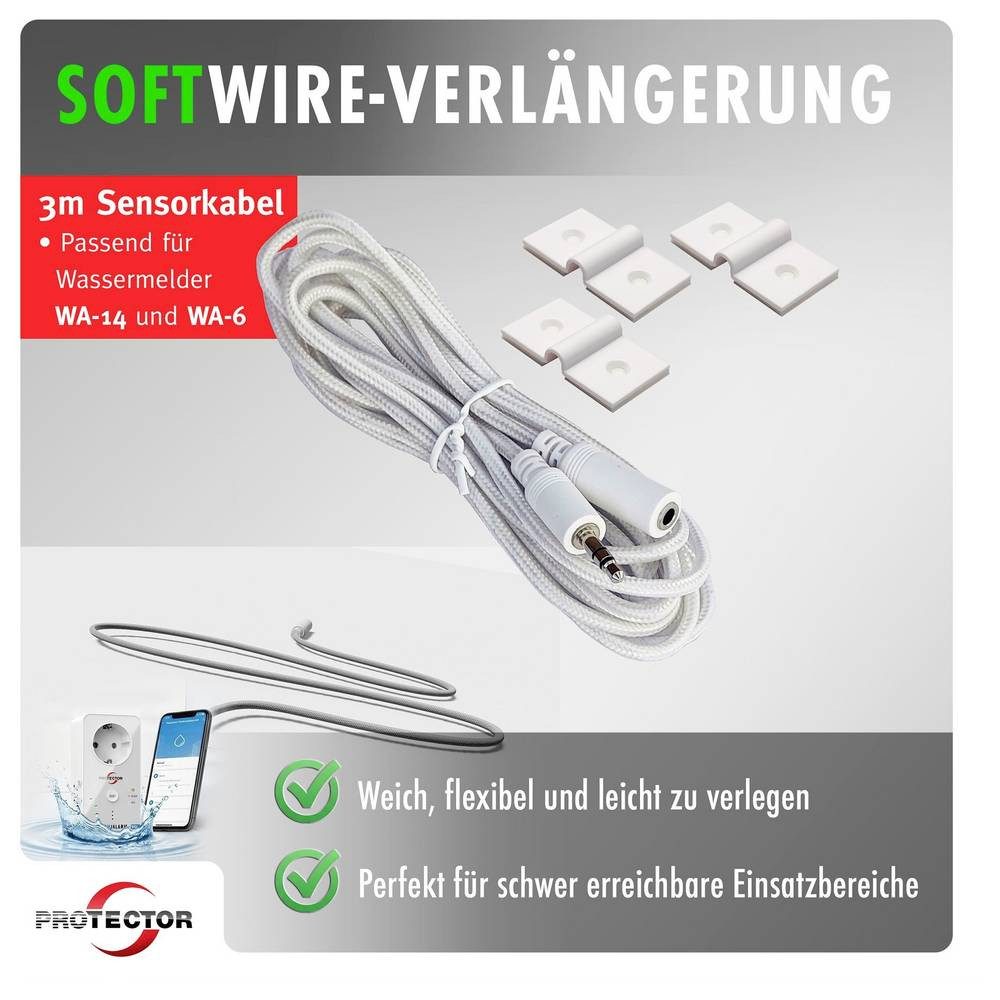 Protector 15041 WA-SWS2 Verlängerungsset Wassermelder