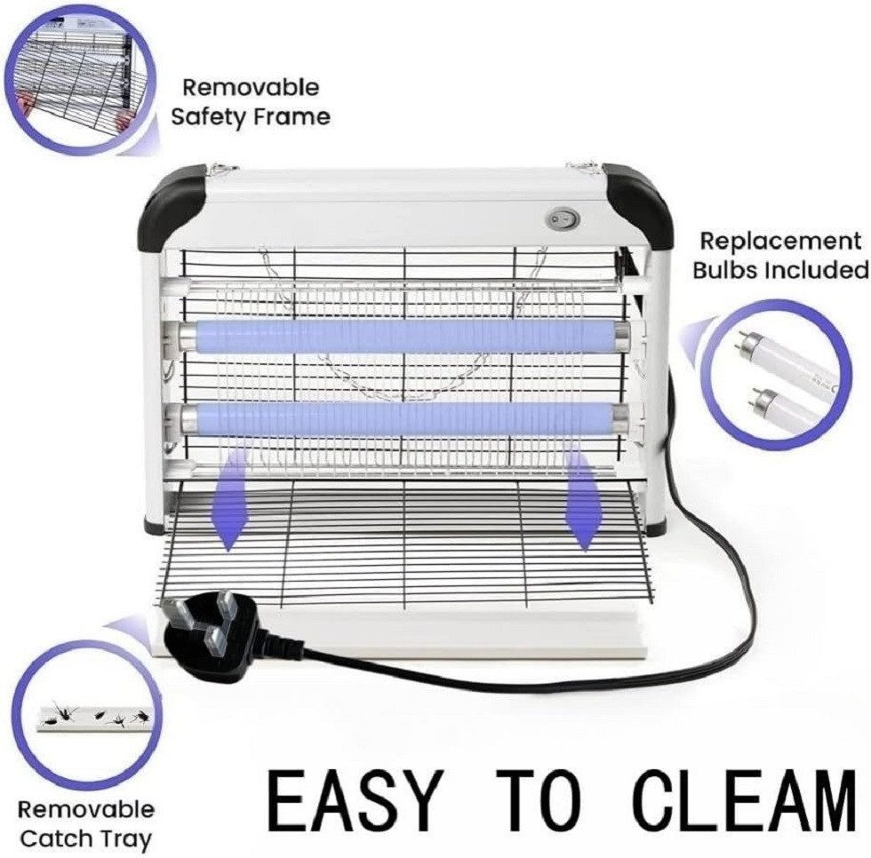 Vivitar Insektenvernichter hängende UV-Insektenfalle, 20W Multifunktionale Mückenvernichter, Chemiefrei, umweltfreundlich, 360 ° ohne Totwinkel, 45cm-Aufhängekette