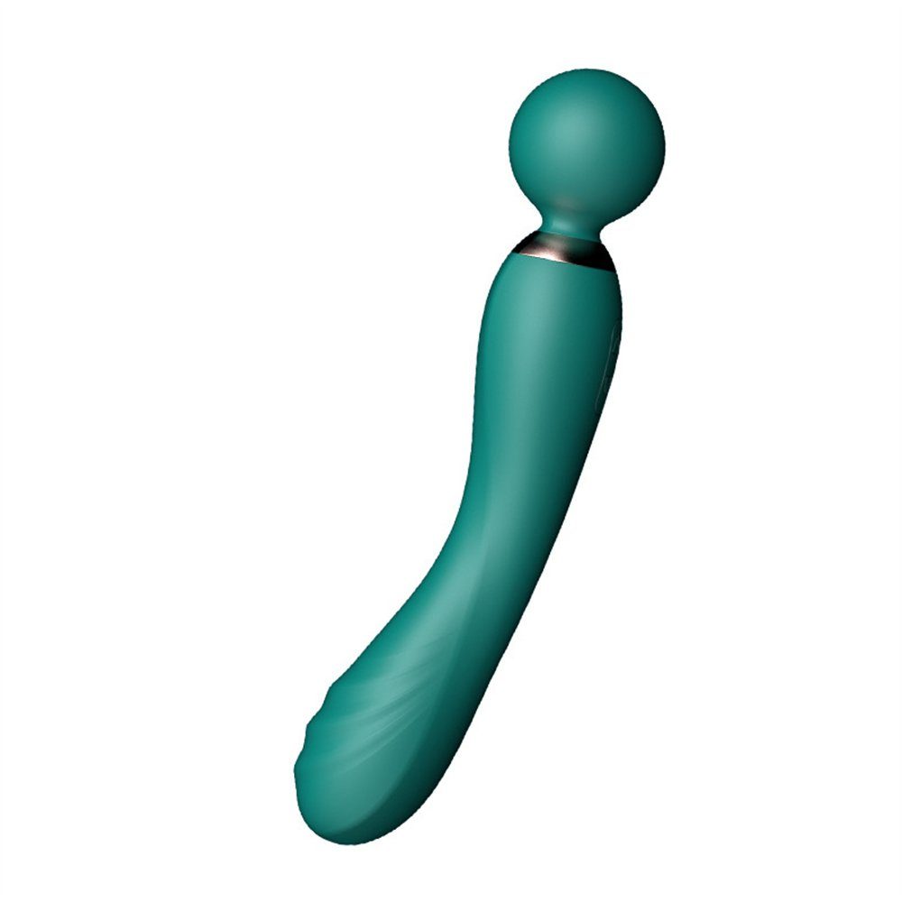 HOTFUN G-Punkt-Vibrator Doppelkopf Massagestab,Silikon G-Punkt (1-tlg) Stimulator, Klitoris Vibratoren