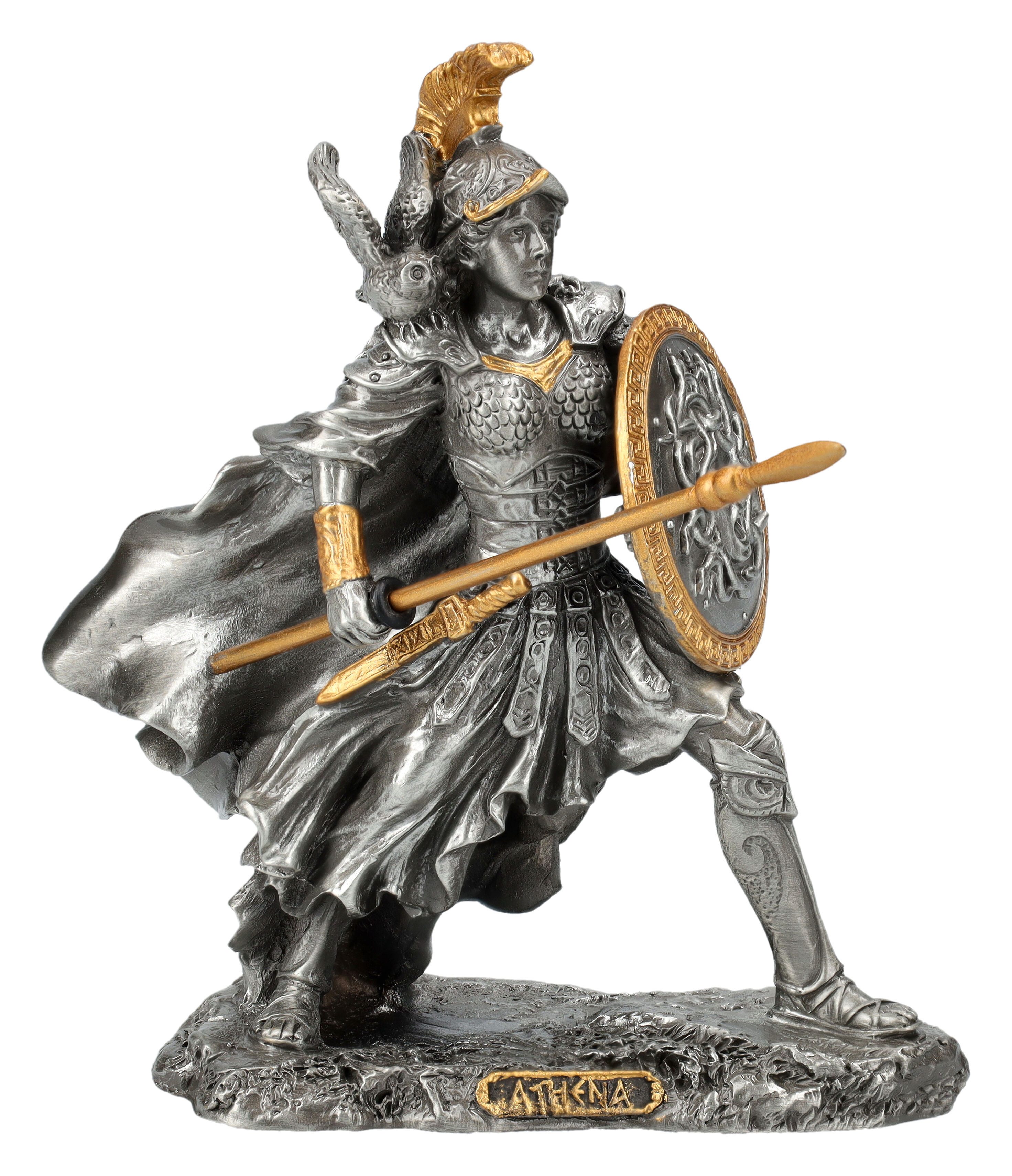 Figuren Shop GmbH Dekofigur Zinnfigur - Athena Göttin der Weisheit - Veronese - Dekofigur Deko