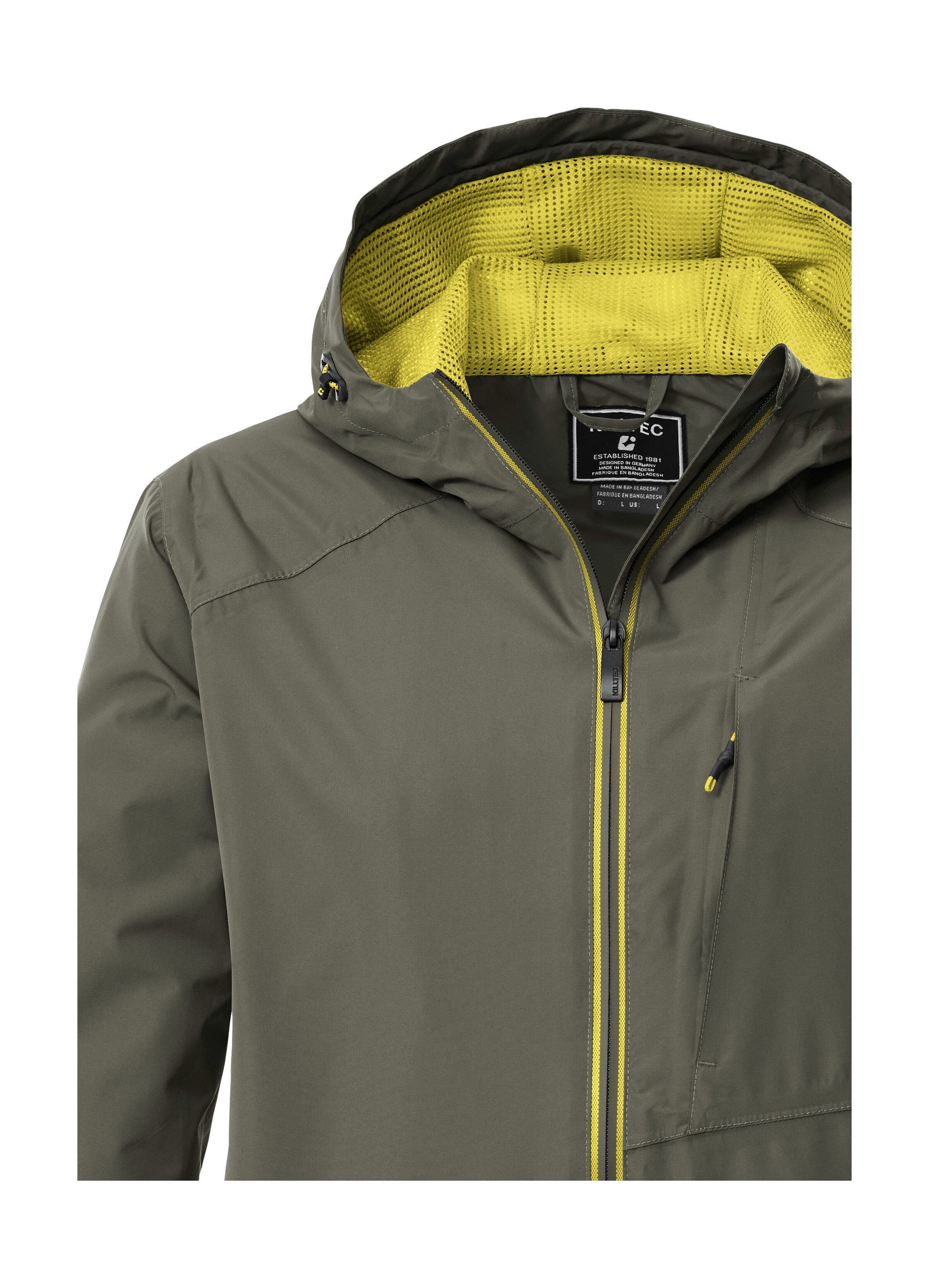 Killtec Funktionsjacke KOS 56 MN JCKT Leichte, wasserdichte Jacke, atmungsaktiv, kompakt verstaubar