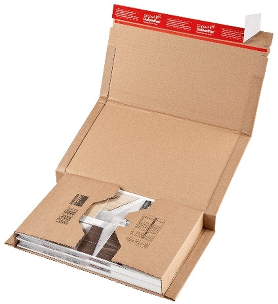 Versandkarton Versandverpackung 380x290x -80mm braun