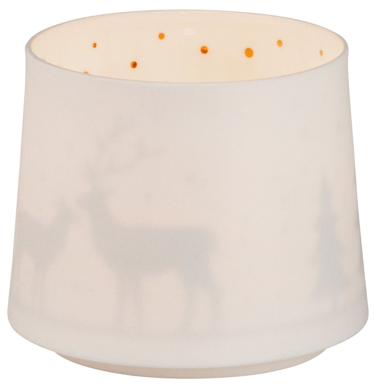 Räder Teelichthalter Schattenspiel Reh 7,5x6,5 cm Porzellan günstig online kaufen