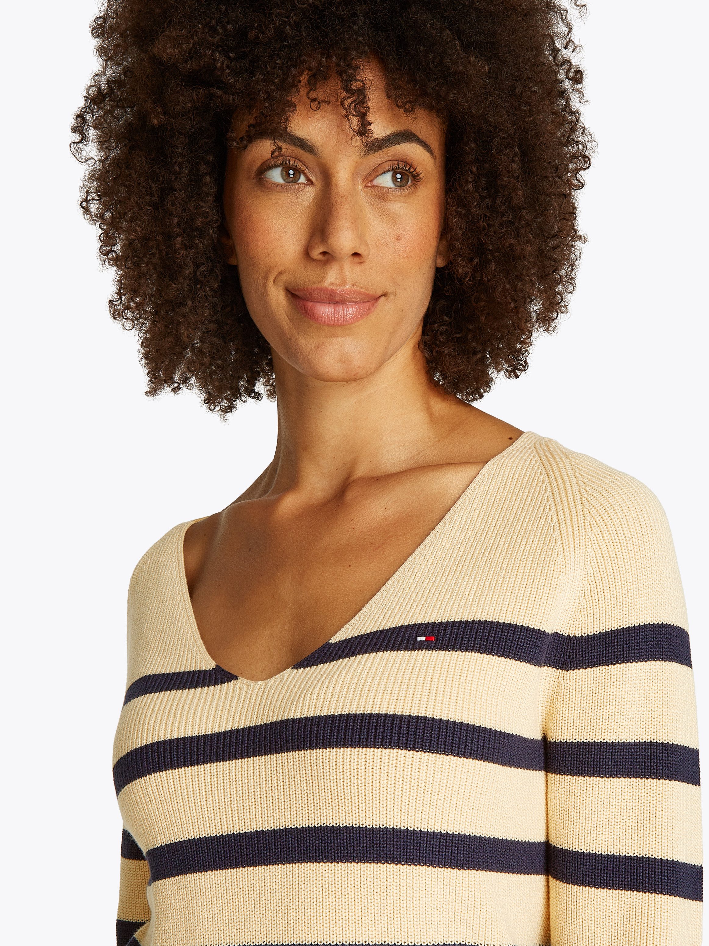 Tommy Hilfiger Strickpullover CO CARDI STITCH günstig online kaufen