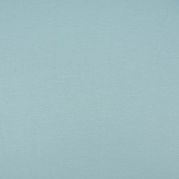 SCHÖNER LEBEN. Stoff Baumwolljersey Organic Bio Jersey einfarbig aqua blau 1,5m Breite, allergikergeeignet