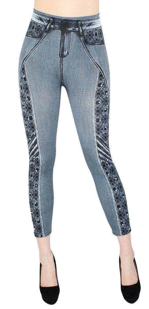 dy_mode 7/8-Leggings Bequemer Damen Capri Jeggings günstig online kaufen