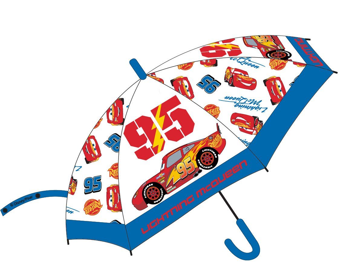 Disney Stockregenschirm Disney Cars Lightning McQueen Kinder Jungen Regenschirm 75 cm