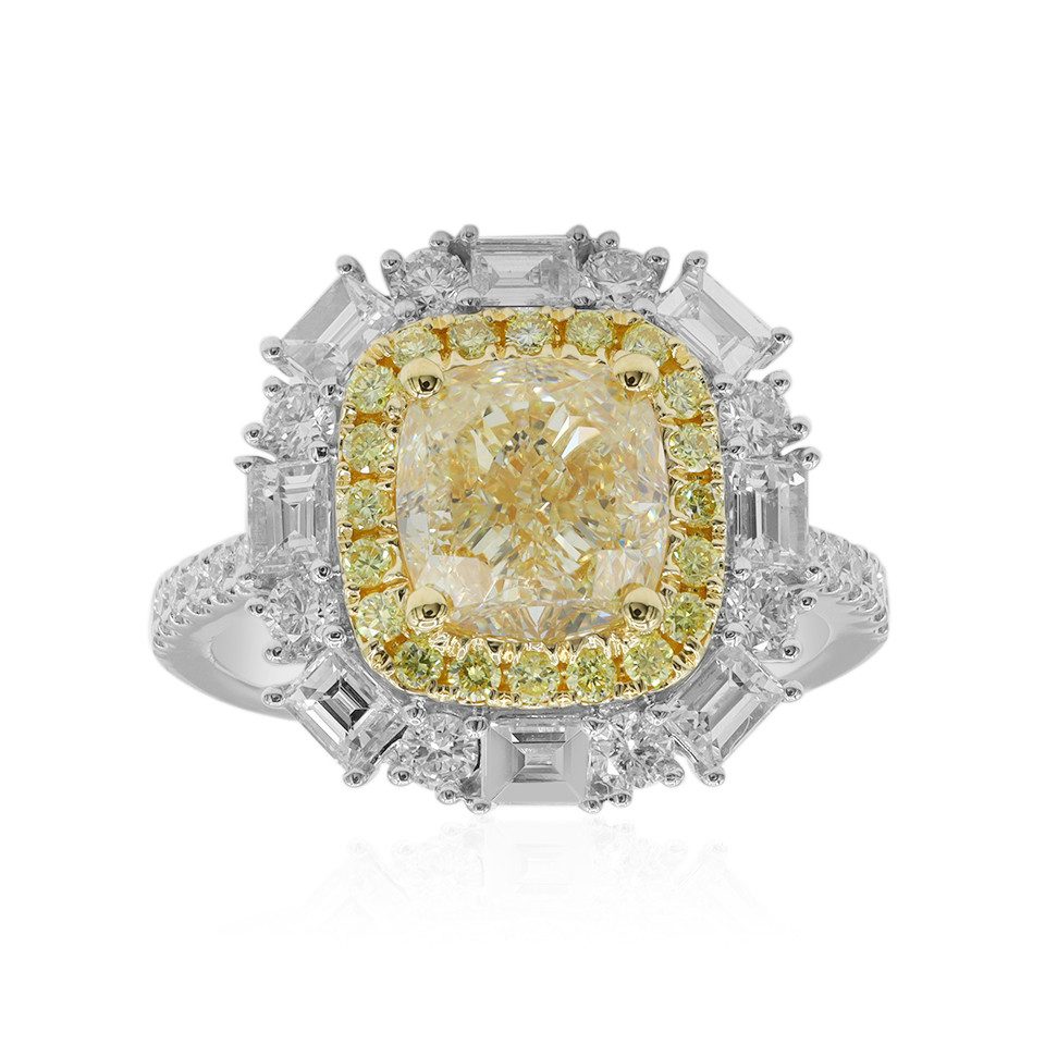 Cavill Diamantring Goldring mit gelbem Diamanten günstig online kaufen