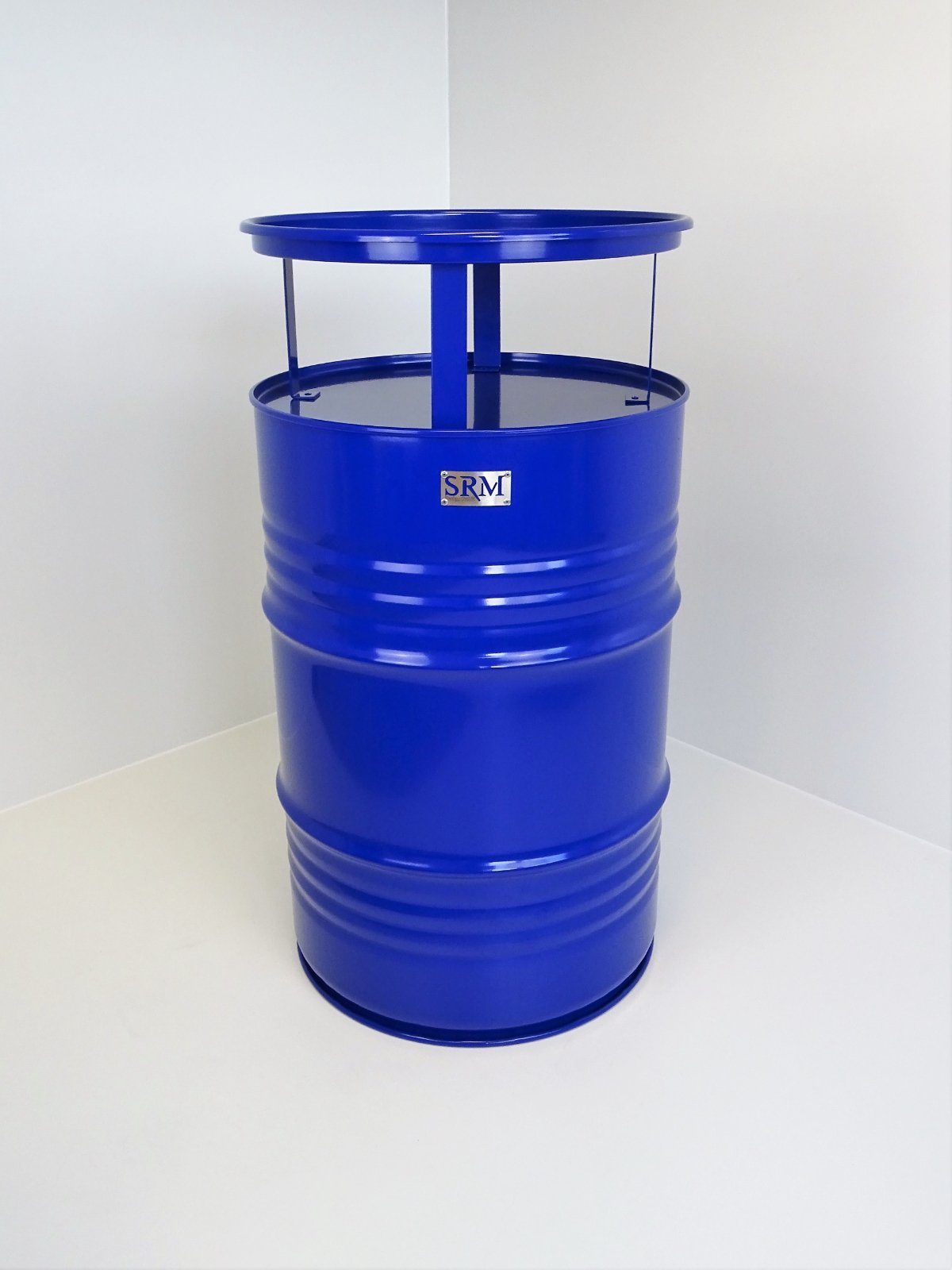 SRM Design Stehtisch Fassmöbel Stehtisch Bistrotisch Partytisch Blau Ø 57 c günstig online kaufen