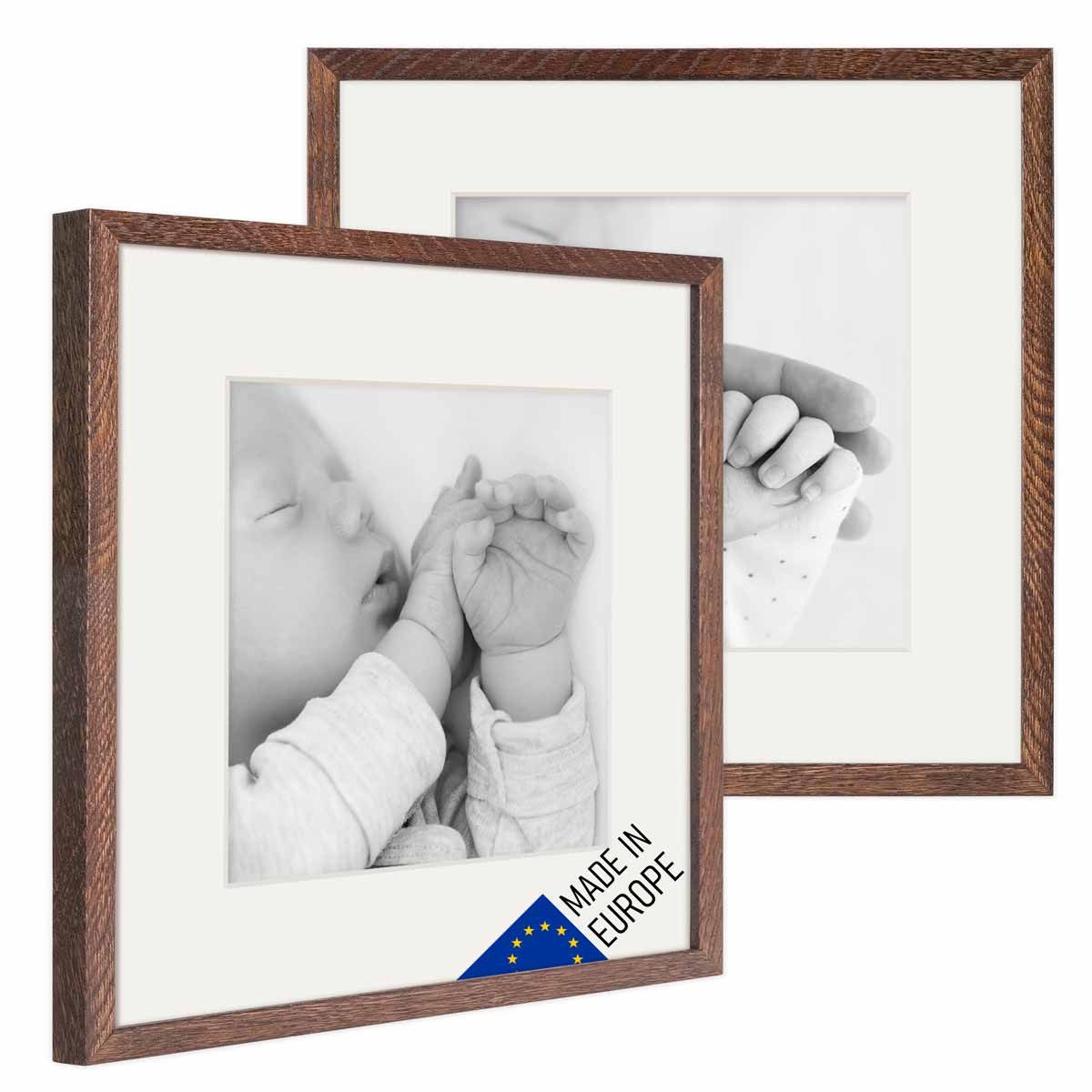 PHOTOLINI Bilderrahmen 2er Set Echtholz mit günstig online kaufen