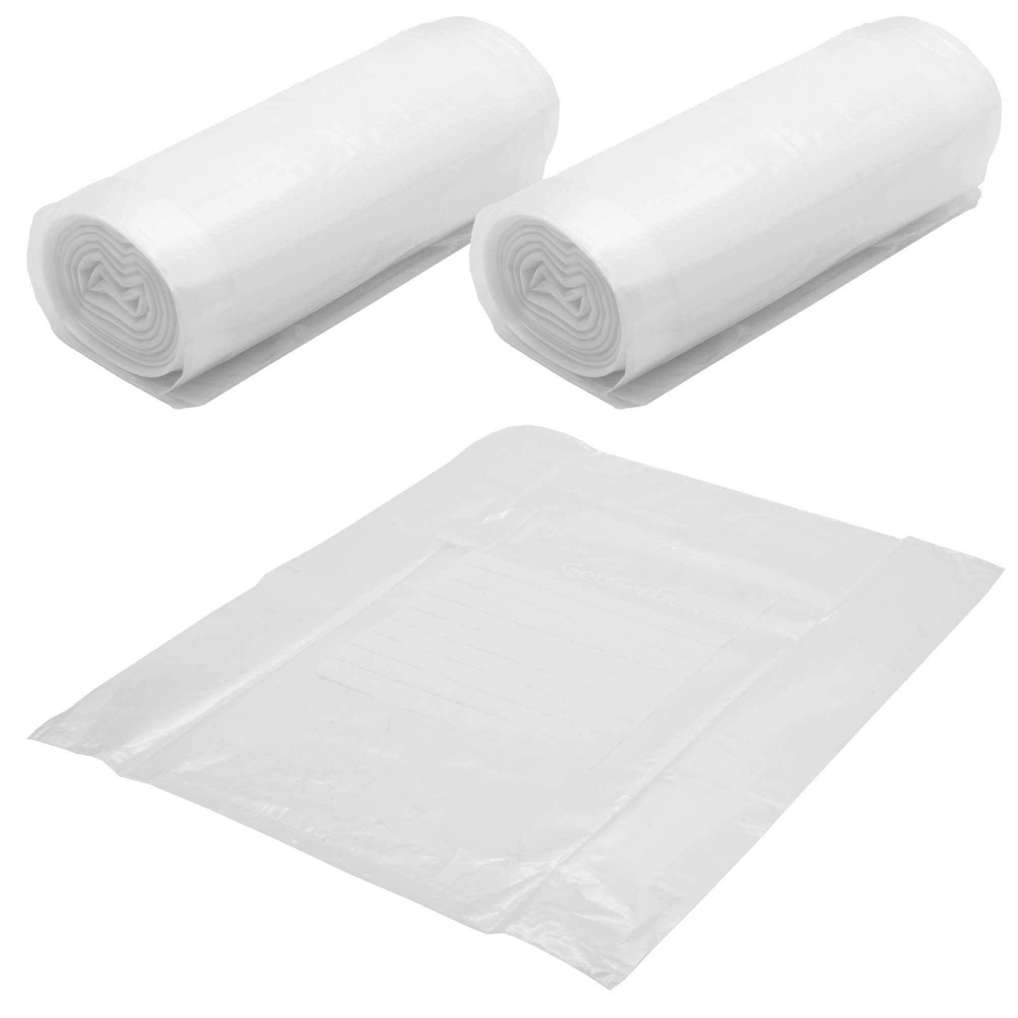 QuickPack Gefrierbeutel Gefrierbeutel Tiefkühlbeutel 3 Liter, Allzweckbeutel, Gefriertüten, inkl. Clips, 3l