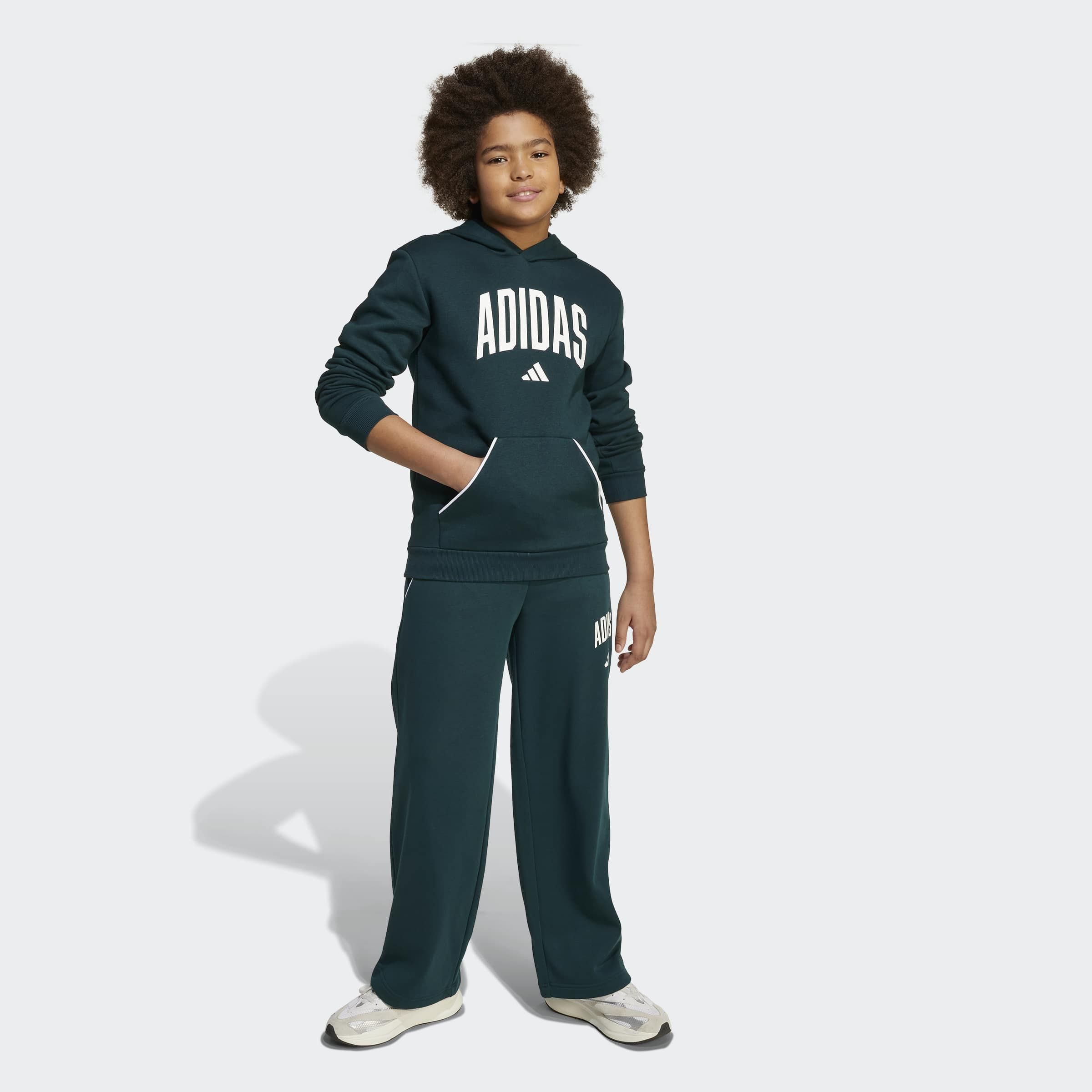 adidas Sportswear Kapuzensweatshirt SEASONALS ESSENTIALS COLLEGIATE TYPOGRAPHY KIDS HOODIE