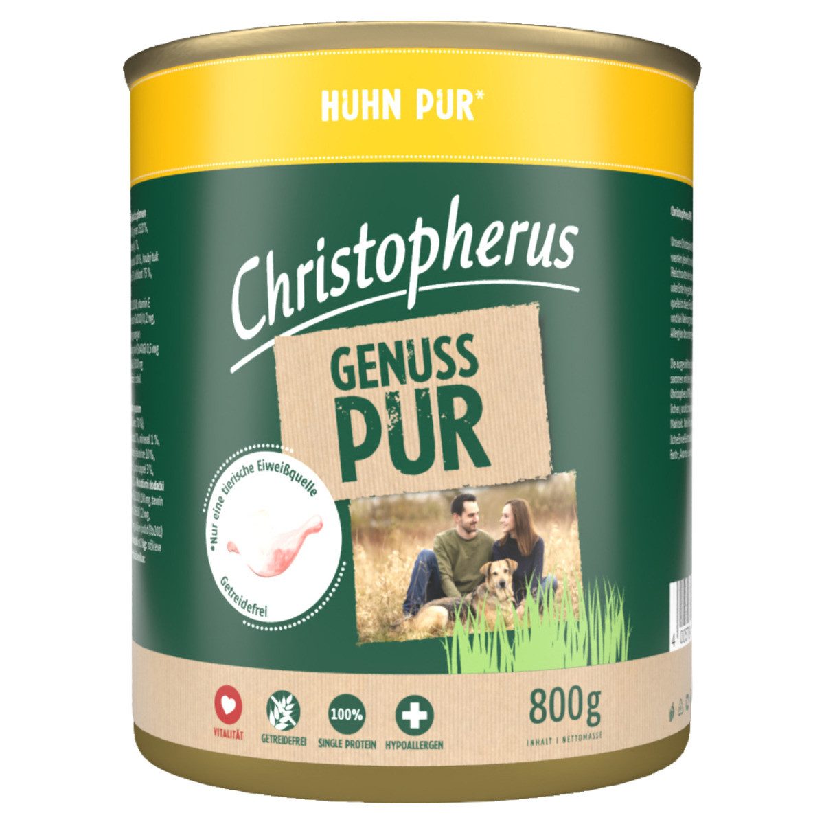 Christopherus Pur Huhn 800 g - 6 Stück