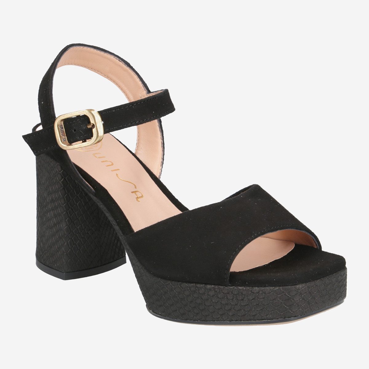 Unisa Unisa ODRAN_KS_AMY BLACK, Sandaletten, Schwarz, Damen Sandalette