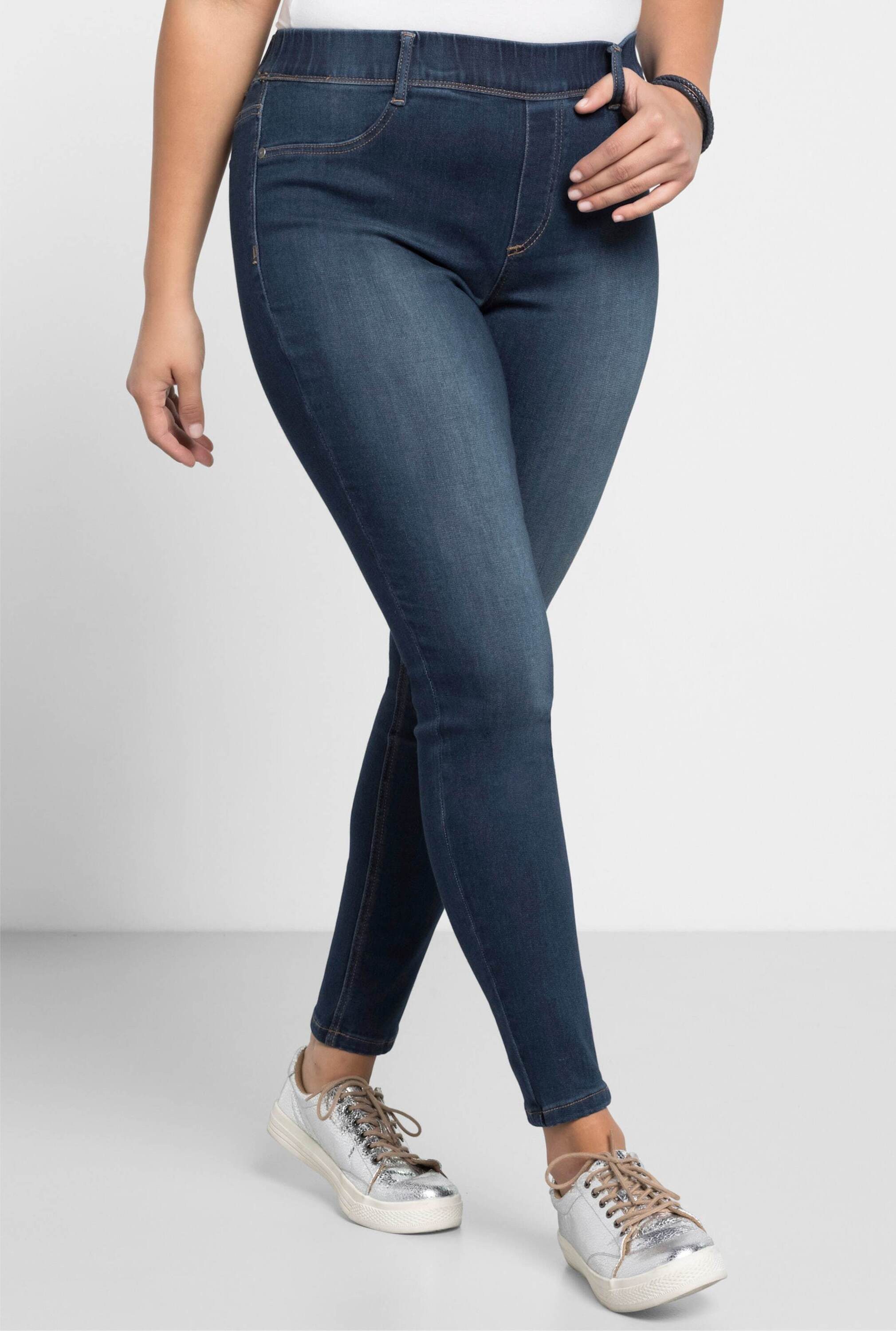 Sheego Bequeme Jeans Jeans-Leggings Power-Stretch-Qualität – Bild 4 von 5