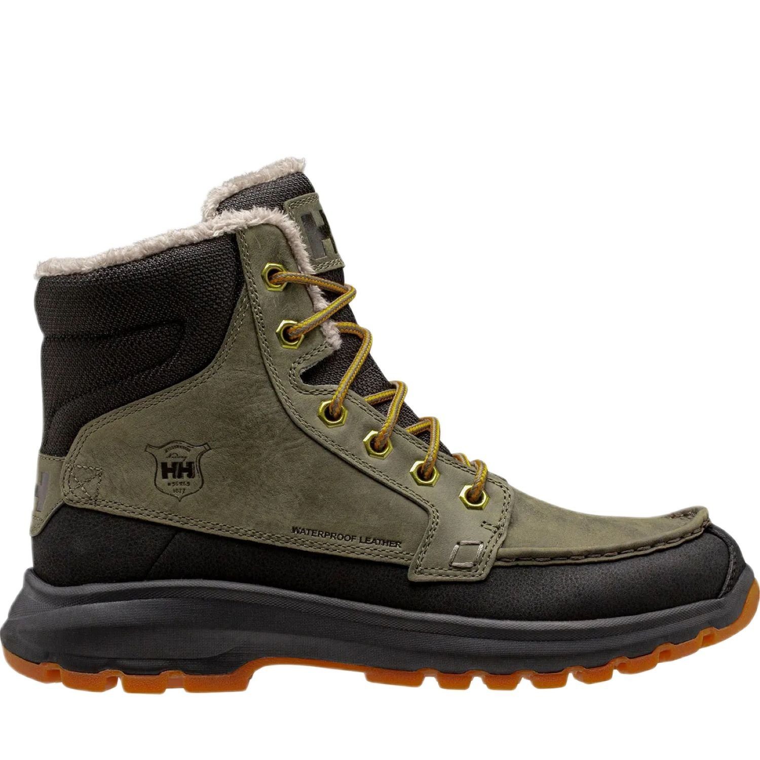 Helly Hansen Garibaldi V3 (Leder, wasserdicht) khakigrün/schwarz Herren Winterstiefel