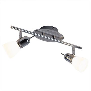 etc-shop LED Deckenspot, Leuchtmittel nicht inklusive, Spot Deckenlampe Innen Spotleuchte Strahler 2 flammig E14