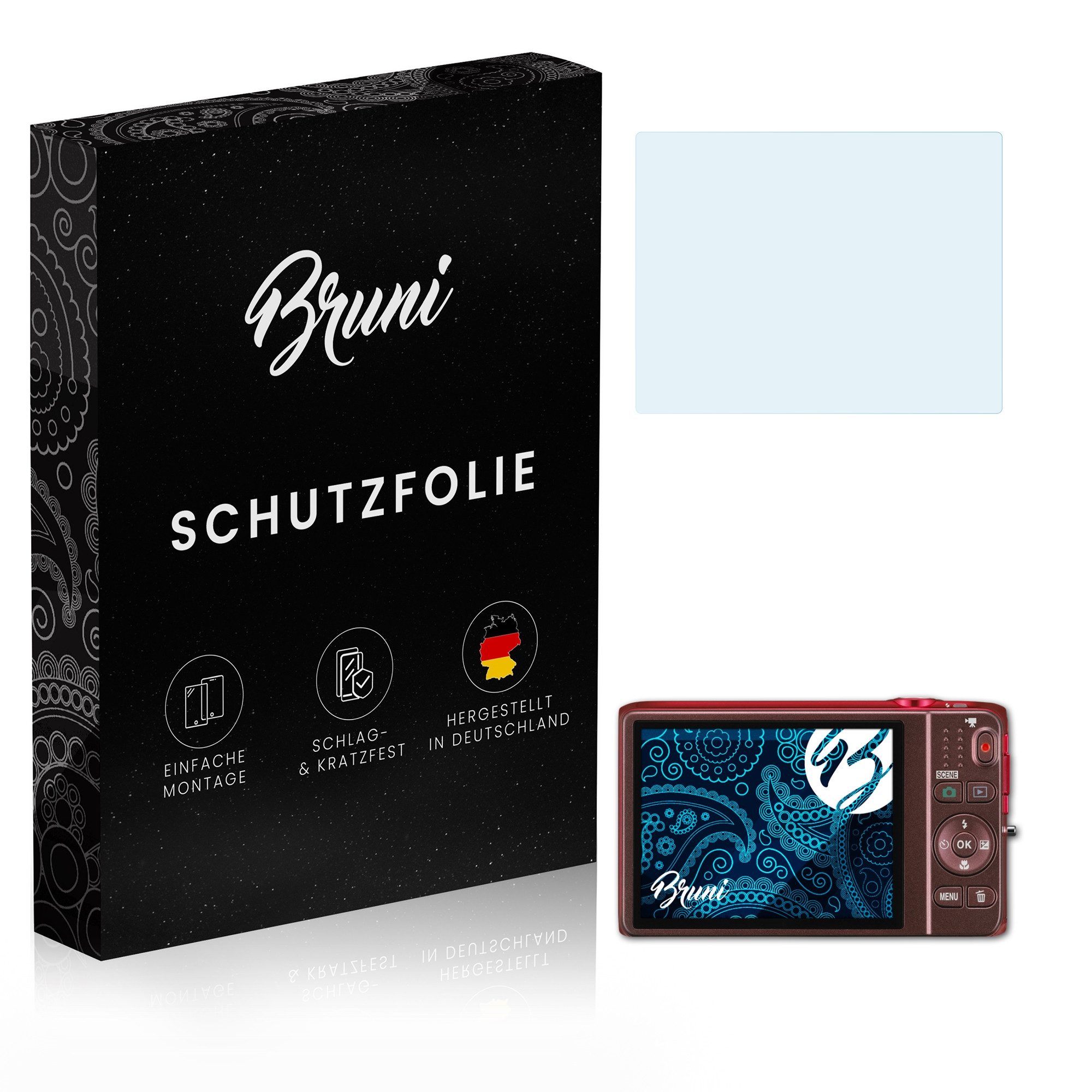 Schutzfolie Glasklare Displayschutzfolie für Coolpix S6500