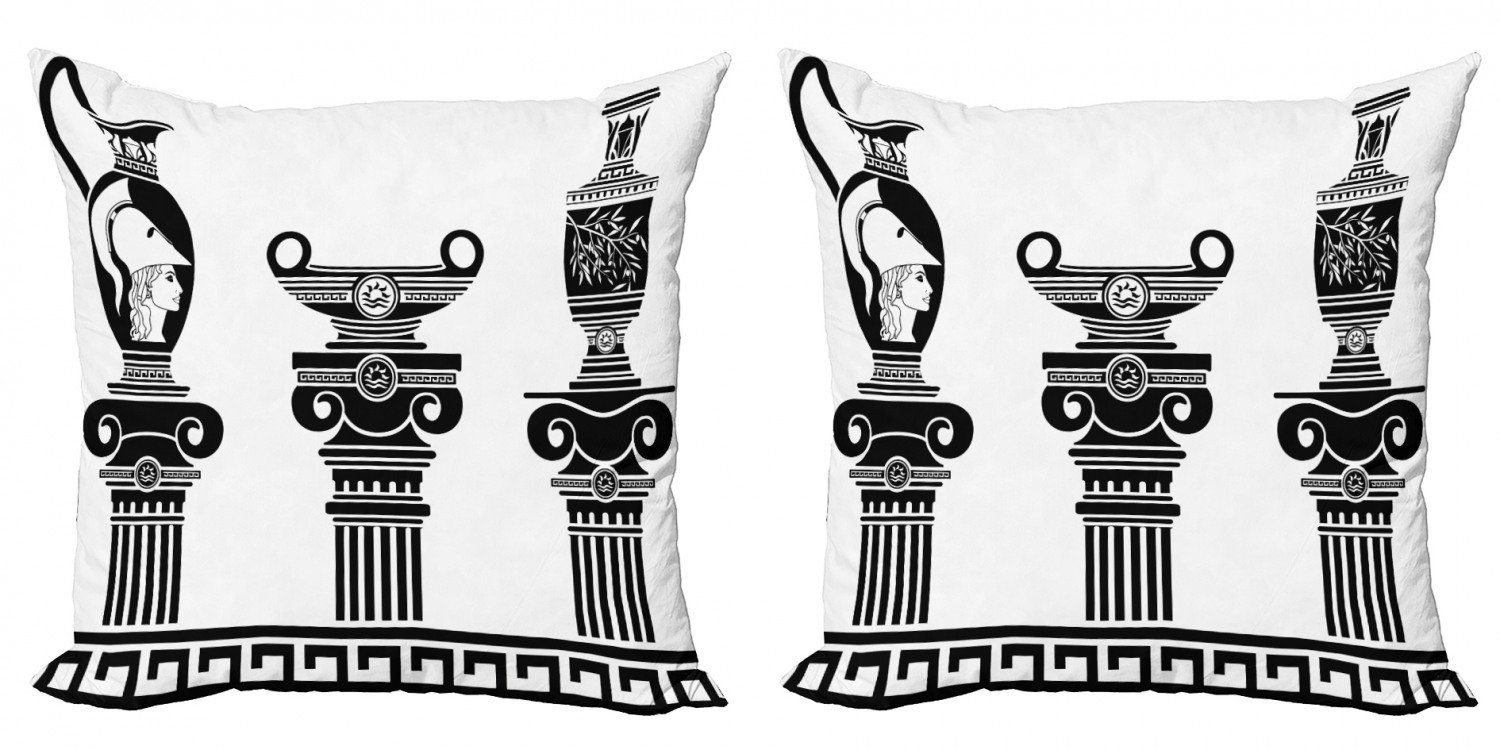 Design Modern Vasen Toga-Party Doppelseitiger (2 Digitaldruck, Stück), Accent Abakuhaus Hellenic Kissenbezüge