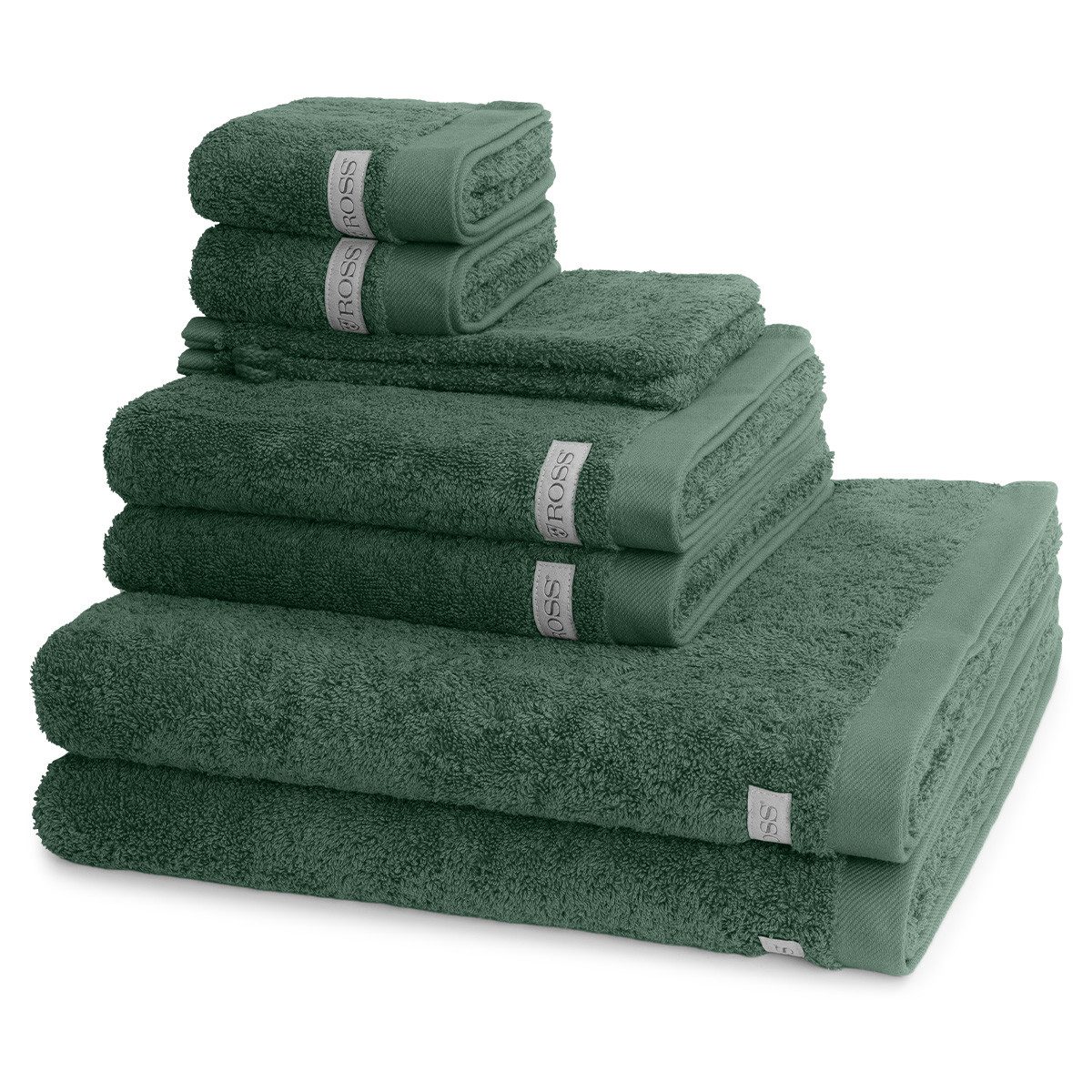 ROSS Handtuch Set Sinfonie, Walkfrottee (Spar-Set, 8-St), 2 X Wasch- 2 X Gä günstig online kaufen