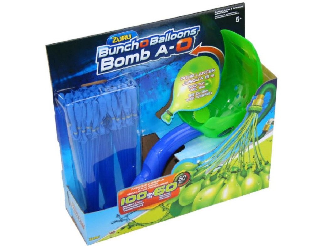 Luna24 simply great ideas... Spiel-Wassersprenkler Bunch O B. Launcher, Wasserschlacht mit Suchtfaktor. (106-tlg)