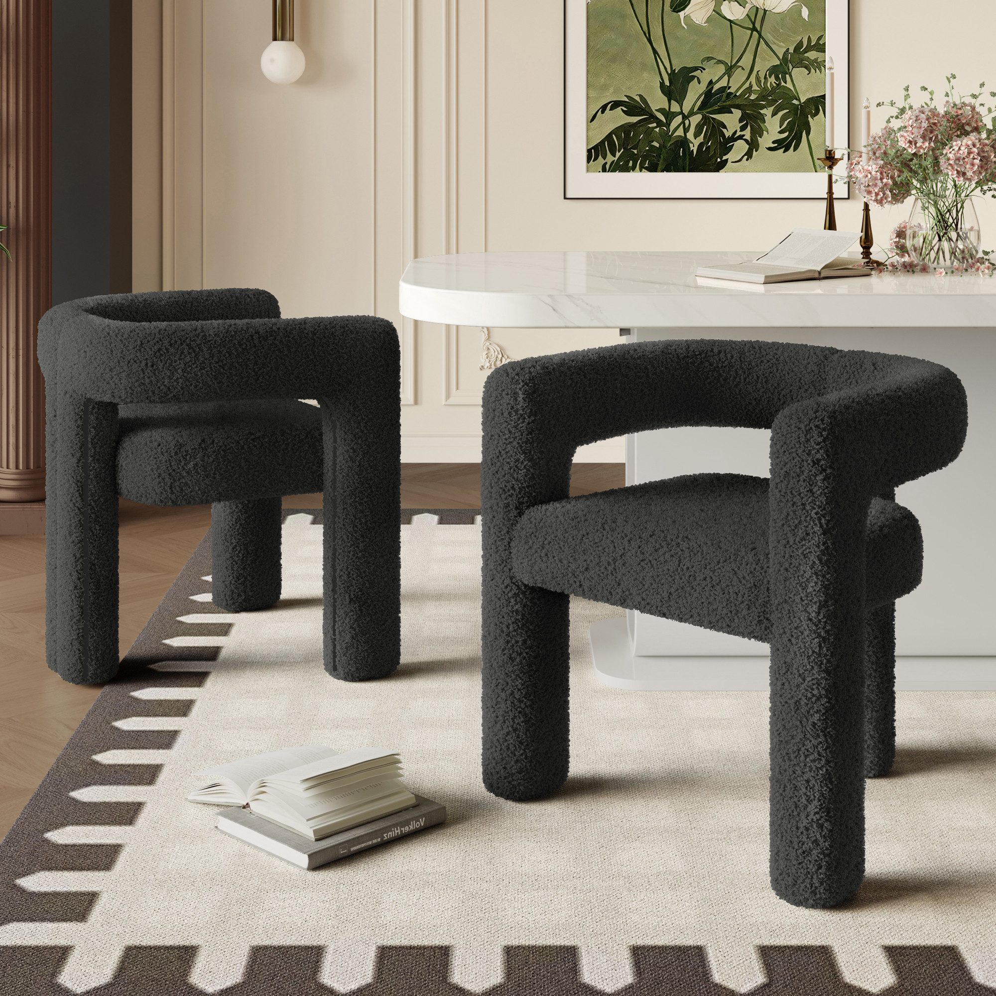 KLAM HOME Esszimmerstuhl Ergonomischer Sessel mit günstig online kaufen