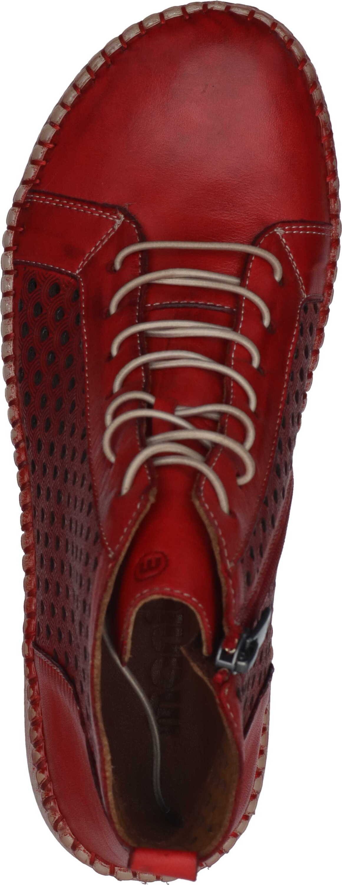 Manitu Stiefeletten Schnürstiefelette aus echtem Leder