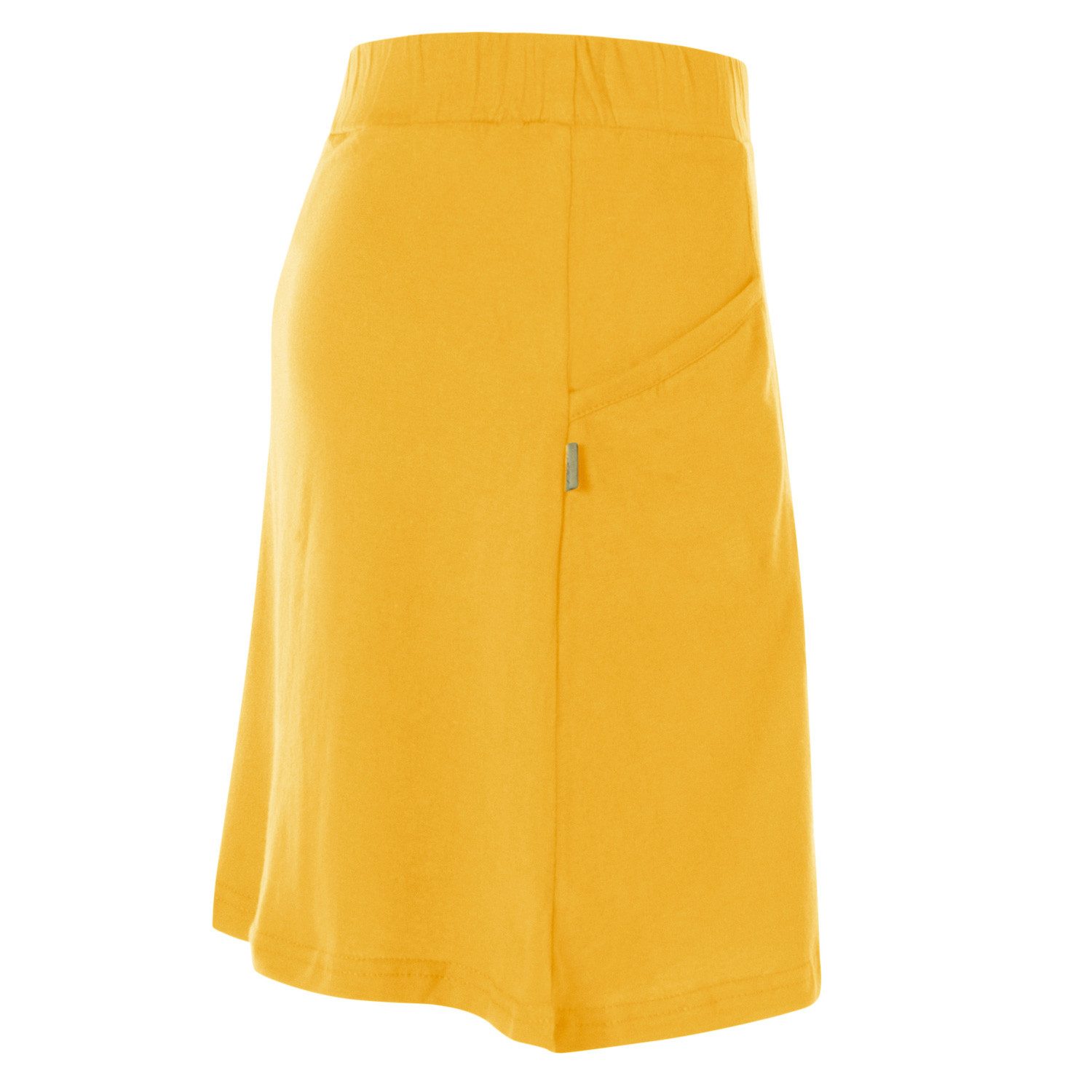 Vishes Minirock Kurzer Damen Basic-Rock Mini-Rock Baumwoll-Rock Einfarbig Schlicht Elfen, Hippie, Ethno Style