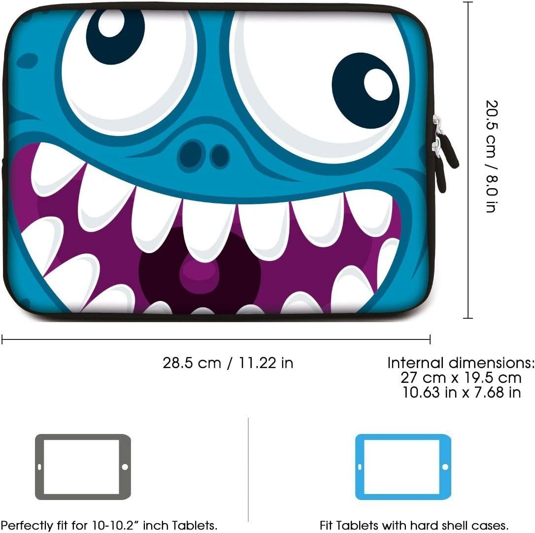 Loco Bird Laptop-Hülle für 10-10.1 Zoll - passend für Tablets bis 27 x 19,5 cm, Universal Tablet Schutzhülle - Hülle Sleeve Case Etui aus Neopren