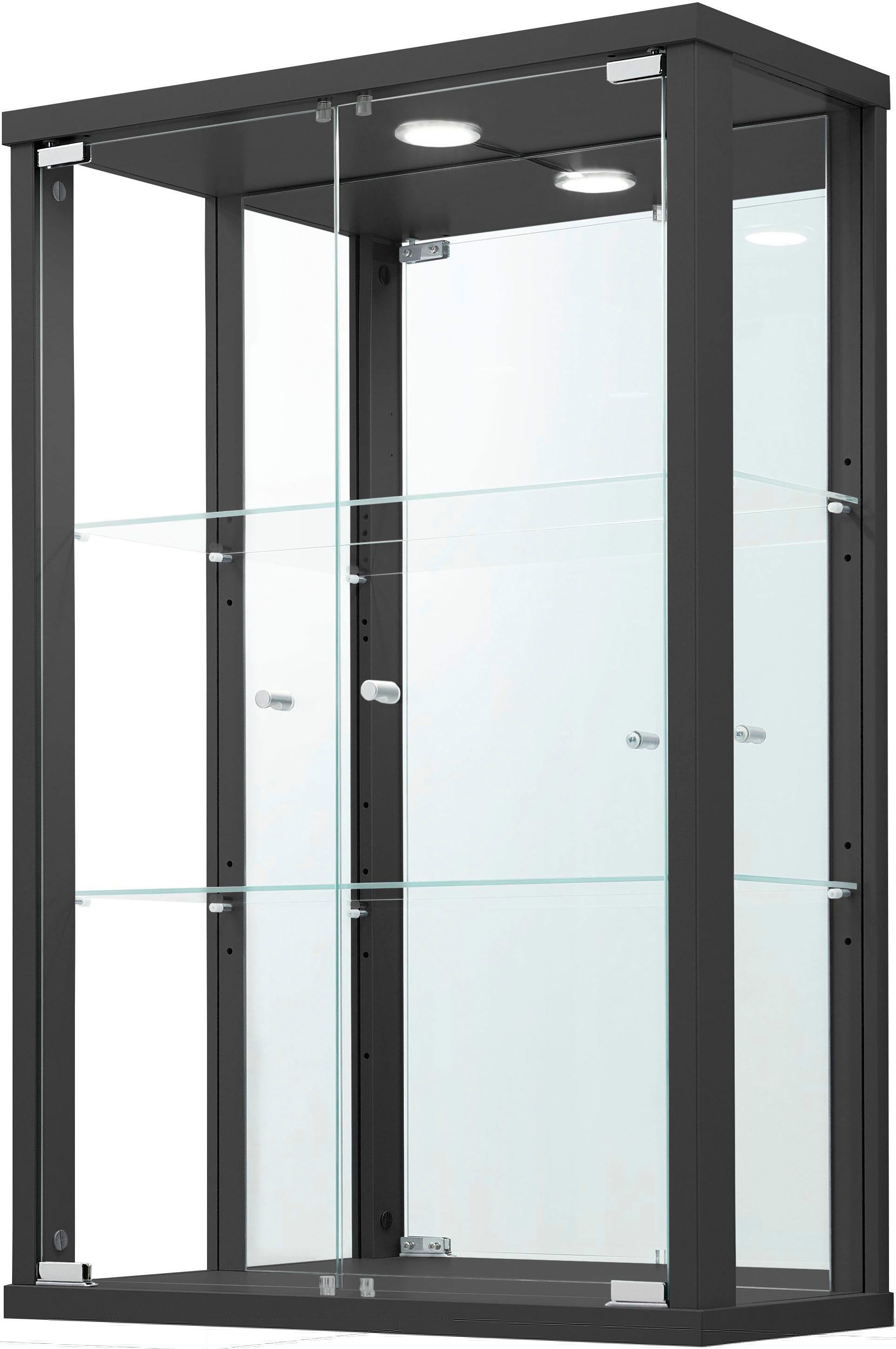 fif möbel Vitrine OPTIMA Hängevitrine/Glasvitrine 2x Glastür,perfekt für Sammler,Sammlervitrine