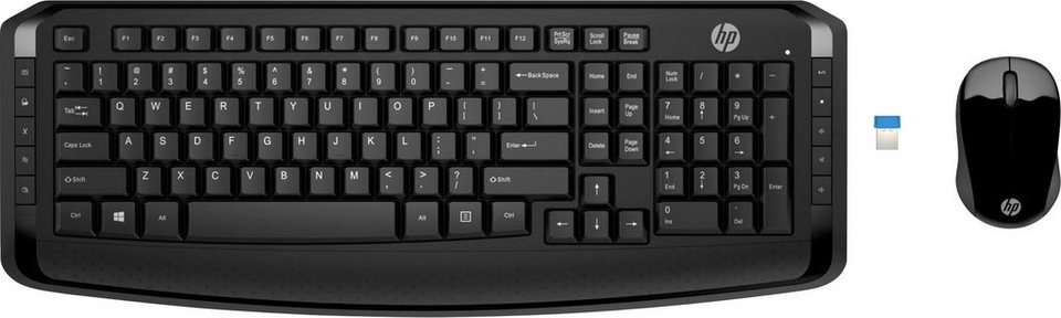 HP Wireless-Tastatur und -Maus 300 Tastatur- und Maus-Set